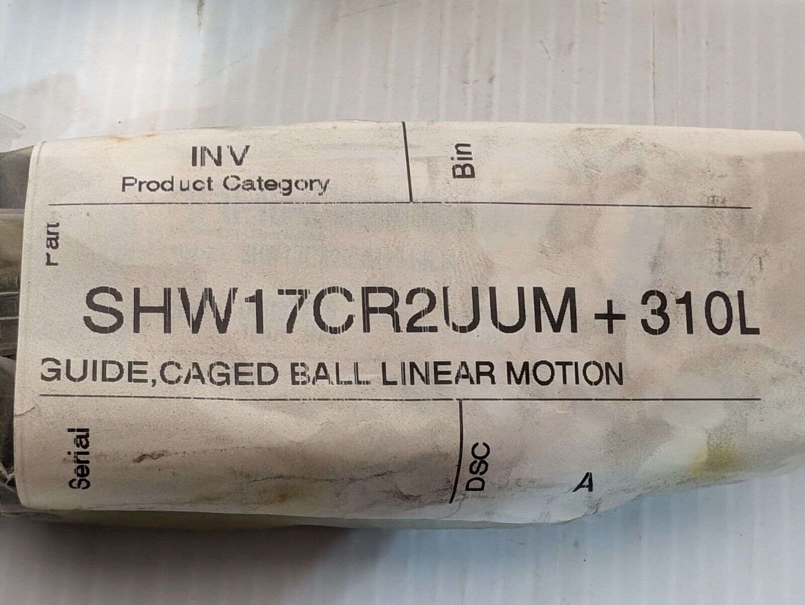 THK SHW17CR2UUM + 310L Caged Ball Linear Motion Guide Wide-Rail - Free Ship