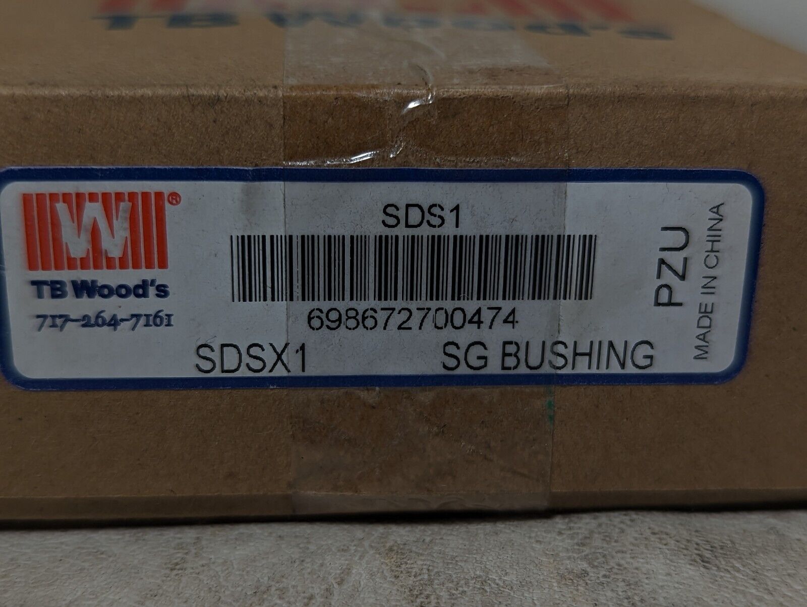 TB Wood's SDS1, SDSx1 SG bushing