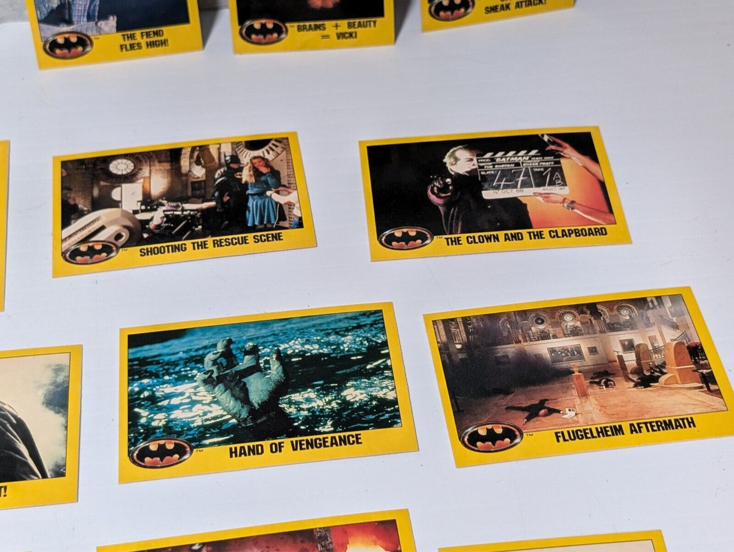 Vintage Batman Collectibles 1500+ Cards Stickers Michael Keaton Jack Nicholson