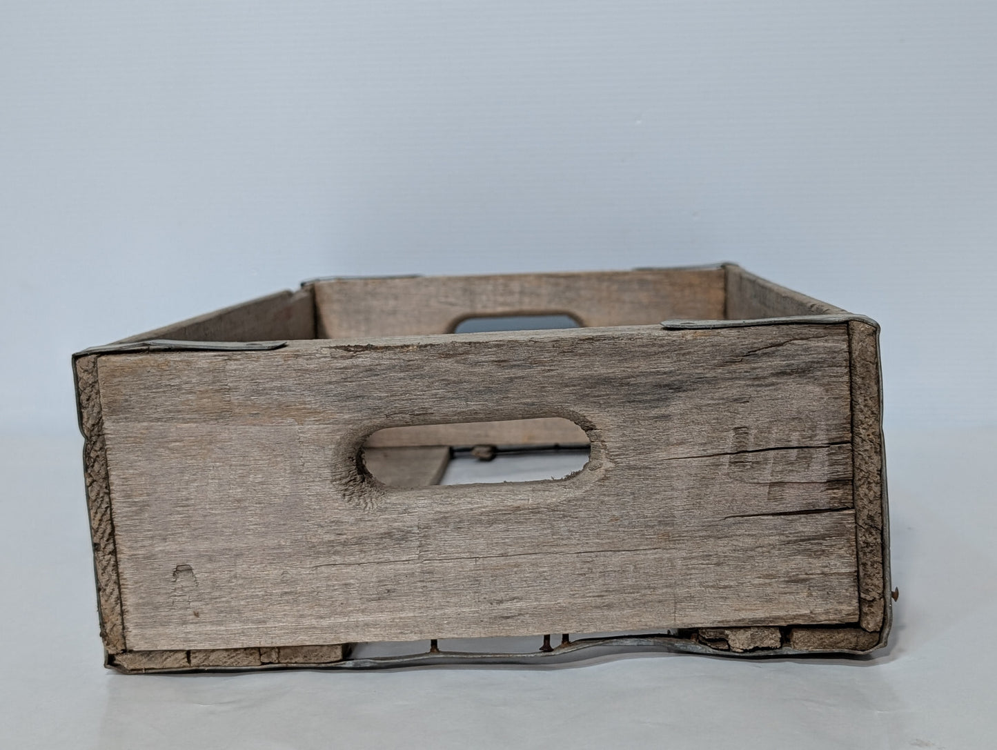Vintage Antique Seven Up 7-UP Wooden Soda Pop Beverage Crate Box Fresh Up 1950s