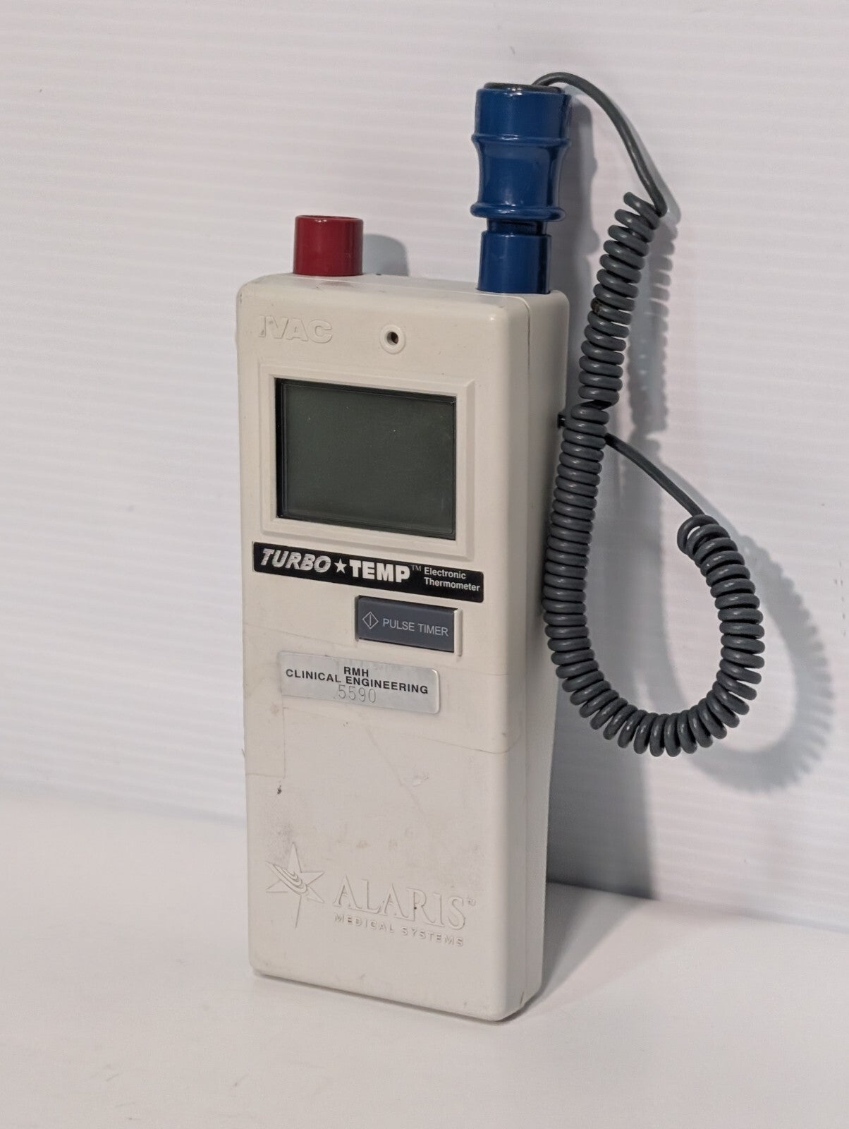 Alaris 2180CX01EE IVAC TurboTemp Electronic Fast Thermometer, Blue Probe Sensor