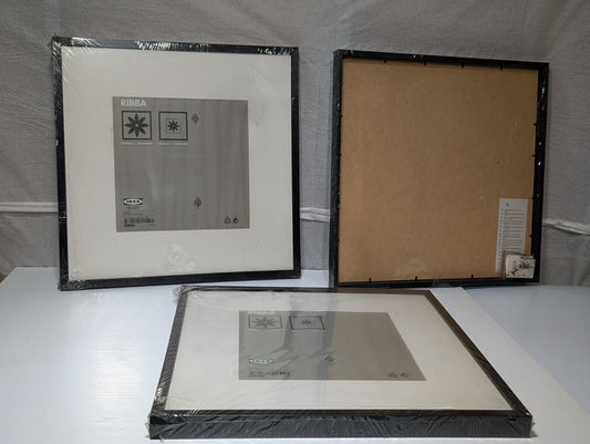 (1) IKEA RIBBA Frame Black 19-3/4” X 19-3/4” Picture Frame, New