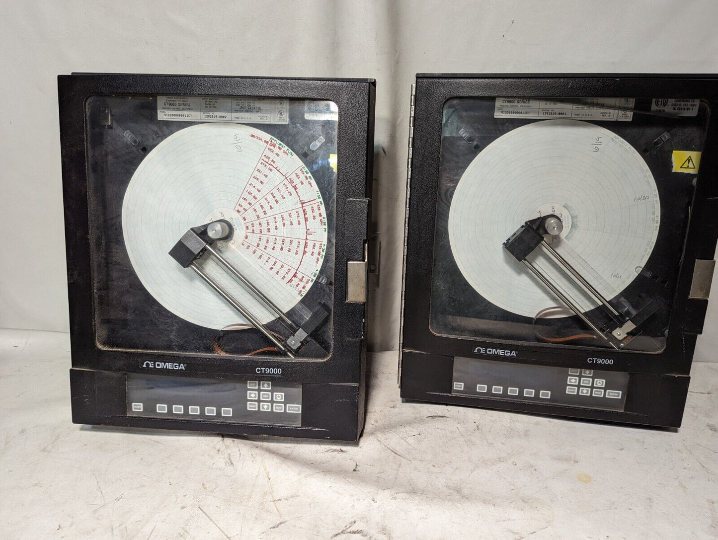 Omega 9122000000011CT, CT9000 microprocessor-based circular chart recorder