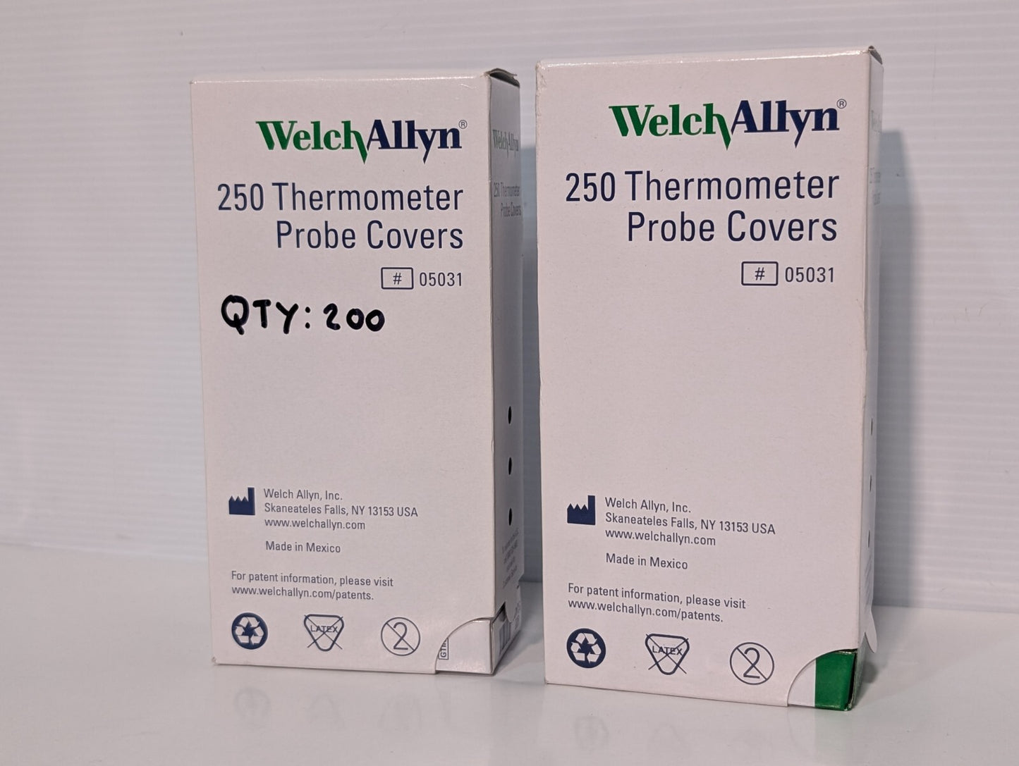 3 Boxes 05031 Welch Allyn \ Baxter Probe Covers for SureTemp Thermometers