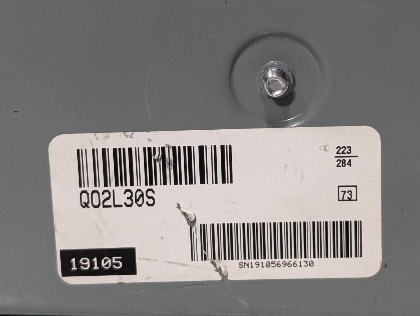 Square D QO2L30S G01 Series Circuit Breaker Load Center G1 Type 1