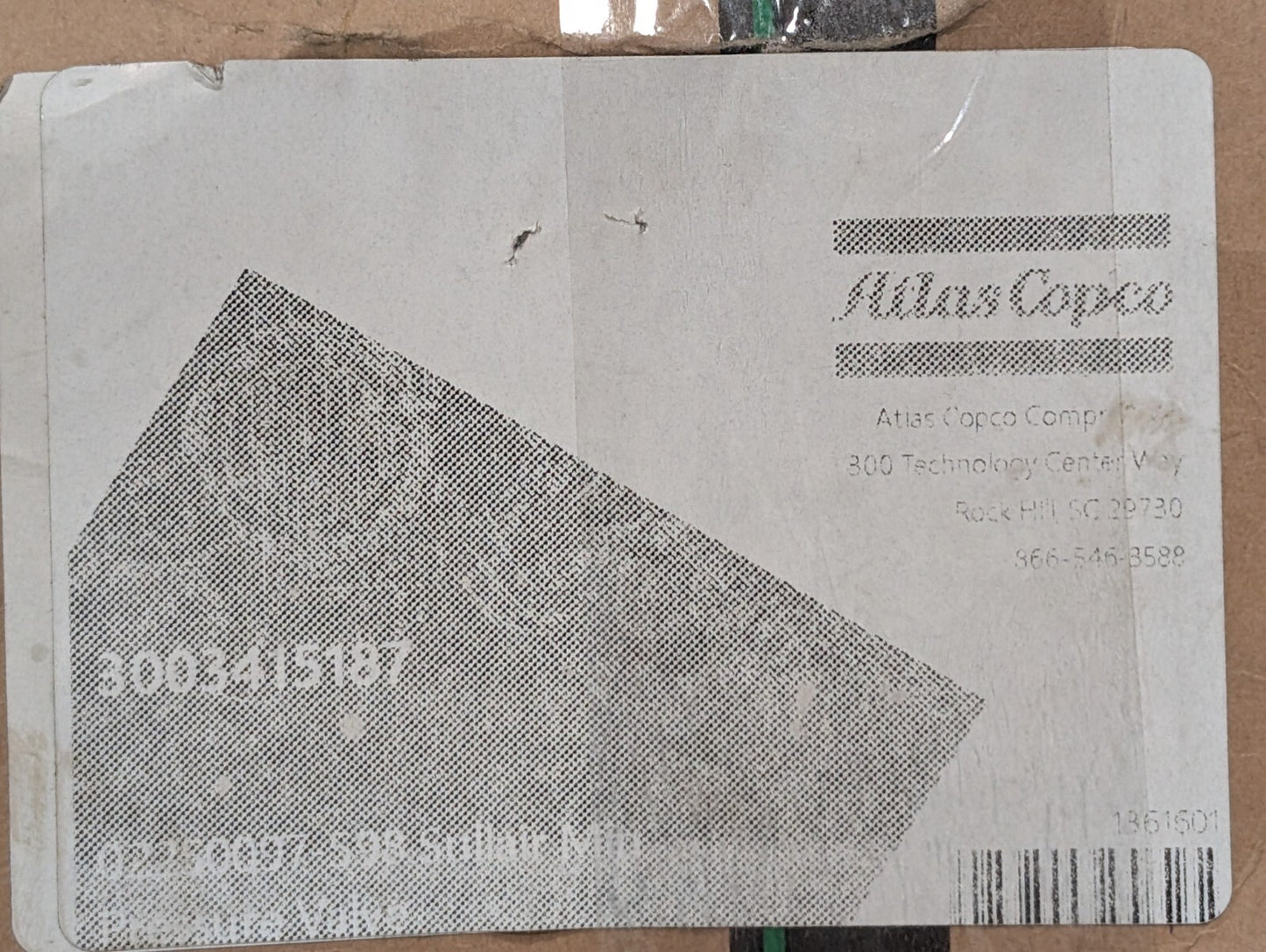 Sullair 02250097-598 Replacement Minimum Pressure Valve 250PSI -New in Box-