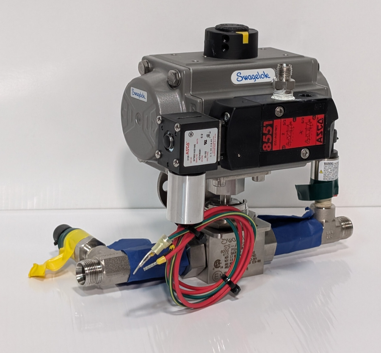 Swaglok MS-A30-4-DIN Spring Return Assy SS-AFSS8 Control Valve ASCO WT8551A001MS