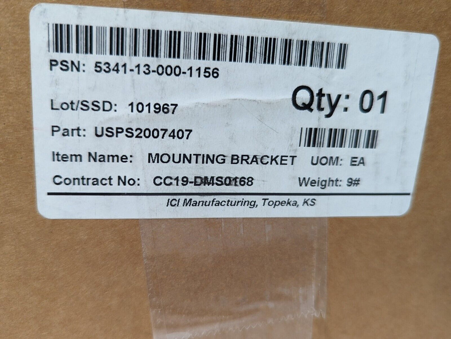 USPS2007407 Optical System Mounting Bracket 5341-13-000-1156 - Free Shipping