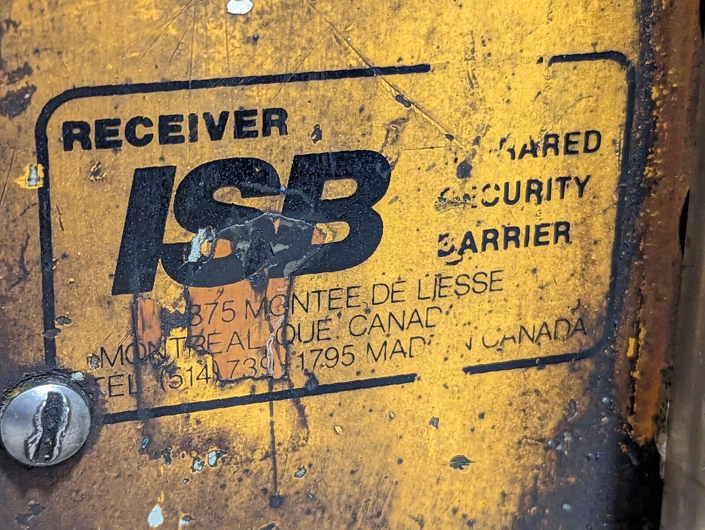 ISB ISB-IV Infrared Security Barrier Presence Sensing Device, Transmitter, Recei