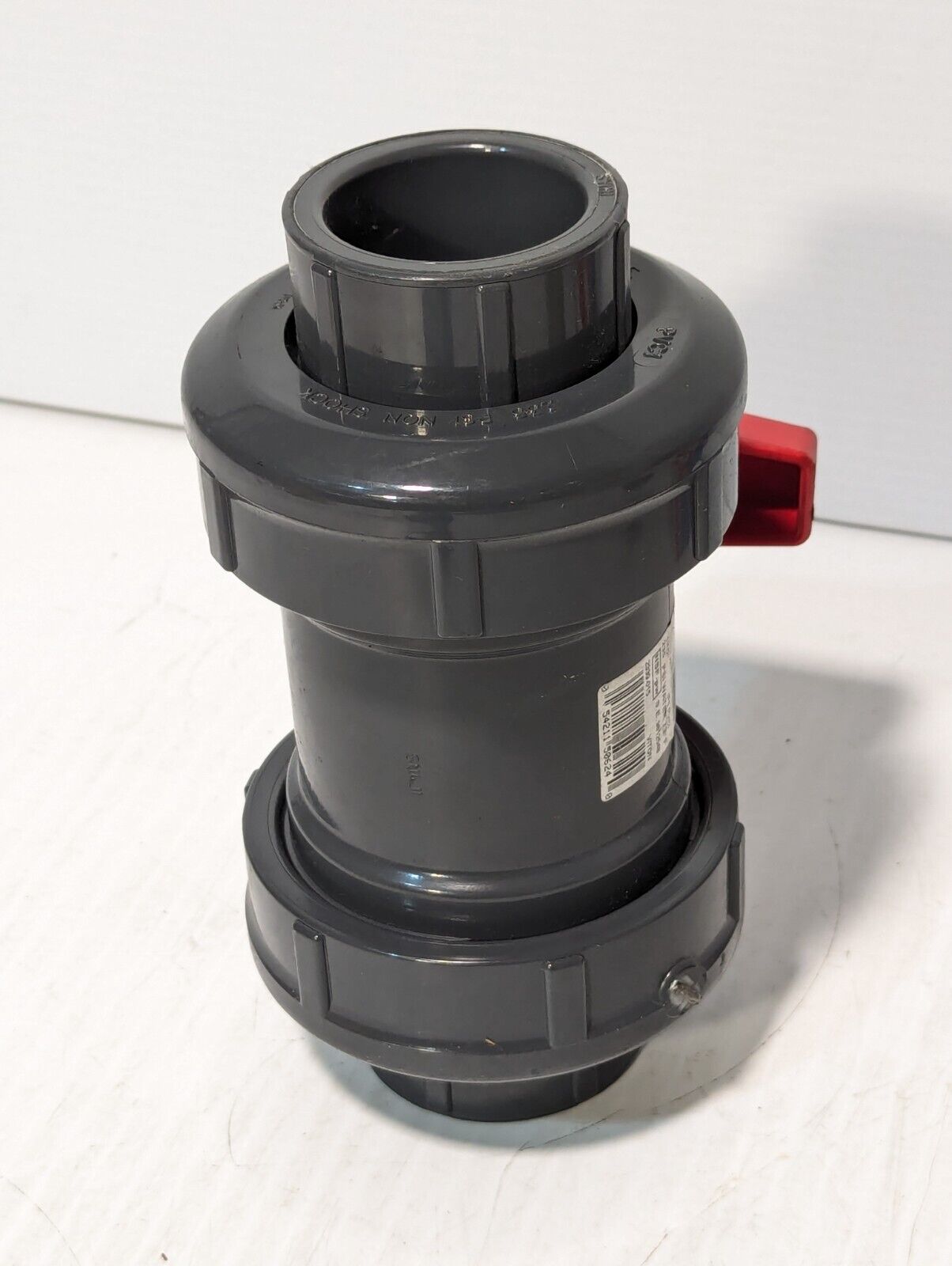 Spears 2339-015 True Union Ball Valve, Viton O-Ring, 1-1/2" Dia., 235psi, PVC