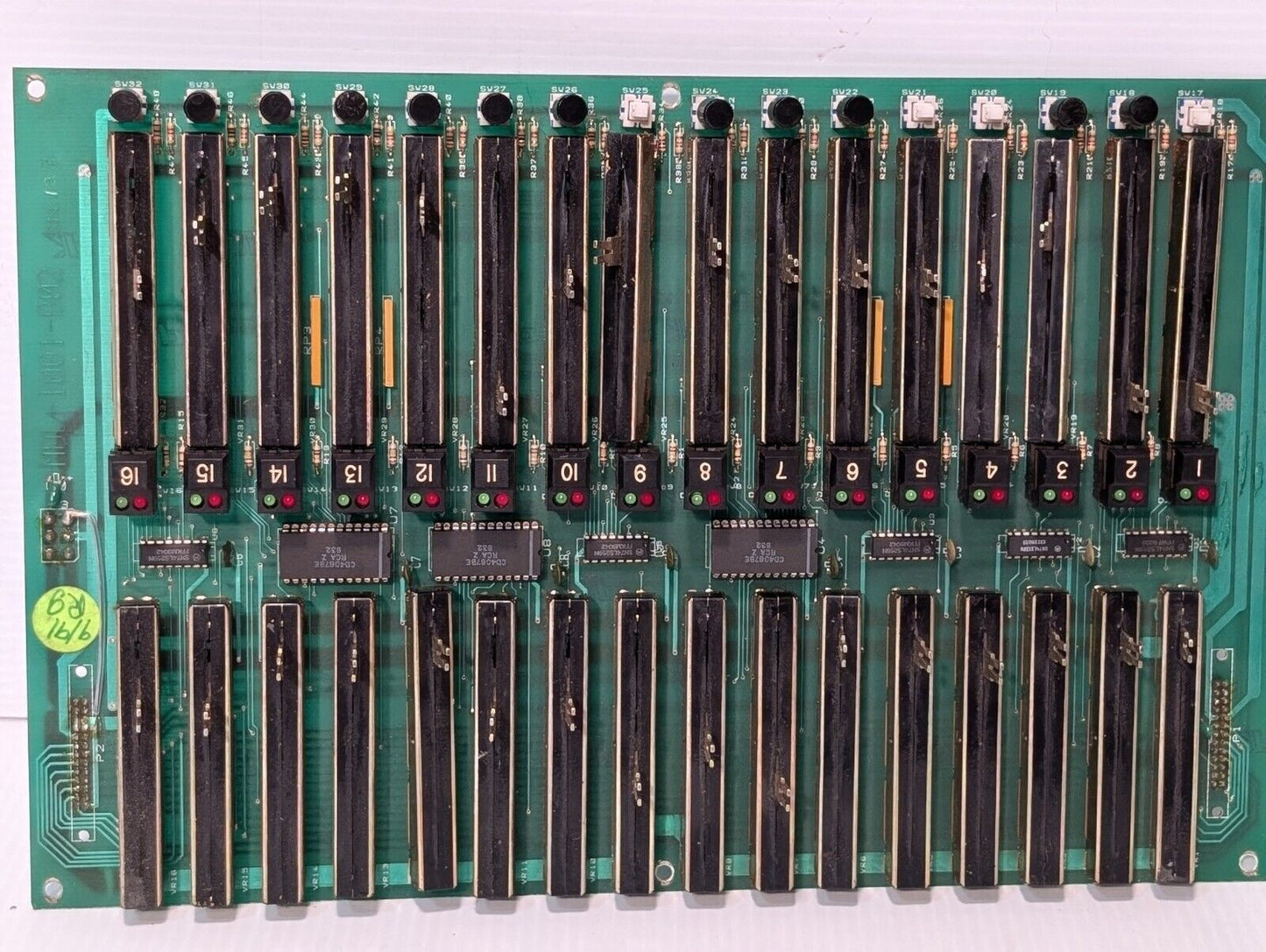 Unbranded MDL-1001-BO2 Slider Backplane, 16 Channel - Free Shipping