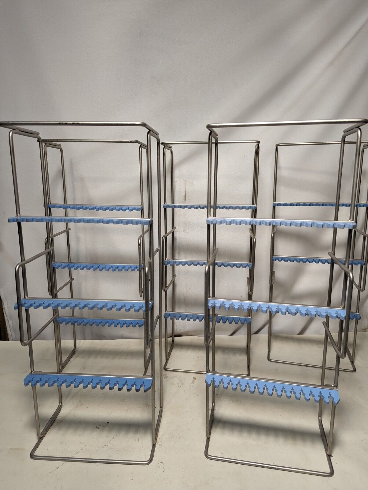 Wire and tubing organizer from medical facility, 24 in x 9.5 in x 6 in