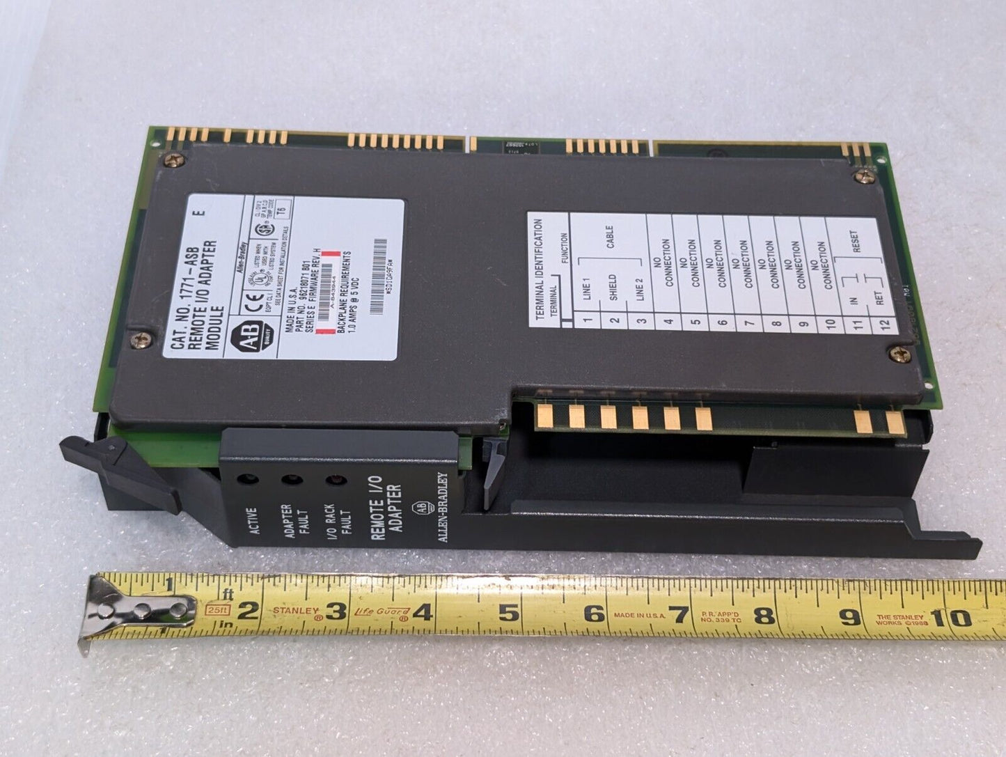 Allen Bradley 1771-ASB/E Remote Input / Output Adapter Module