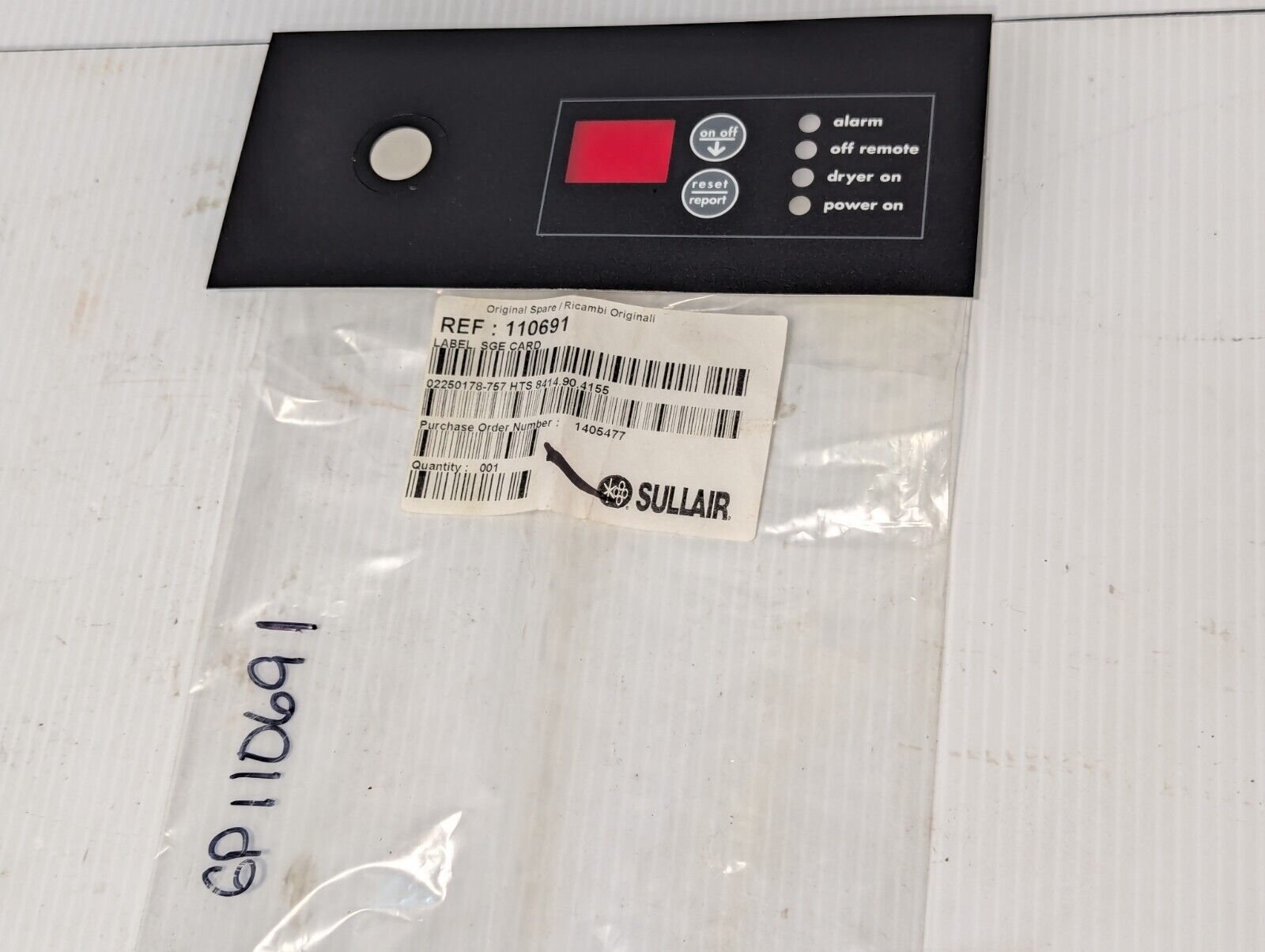 Sullair 110691 SGE card replacement, new old stock - Free Shipping
