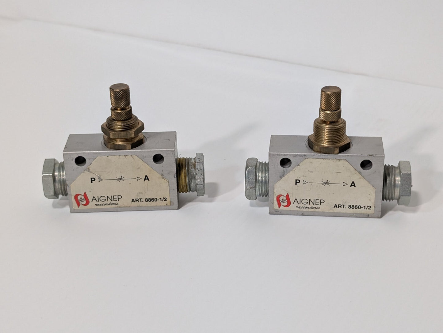 Aignep 8860-1/2 Bi-Directional In-Line Flow Regulator 7 Bar Inlet Pressure