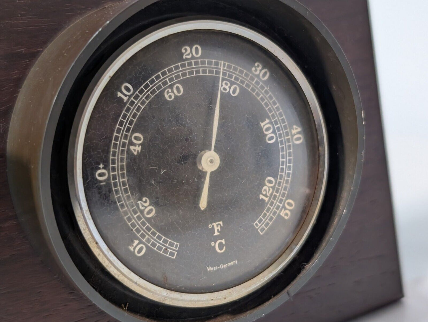 Vintage West Germany Wall Barometer Hygrometer Thermometer Weather Station