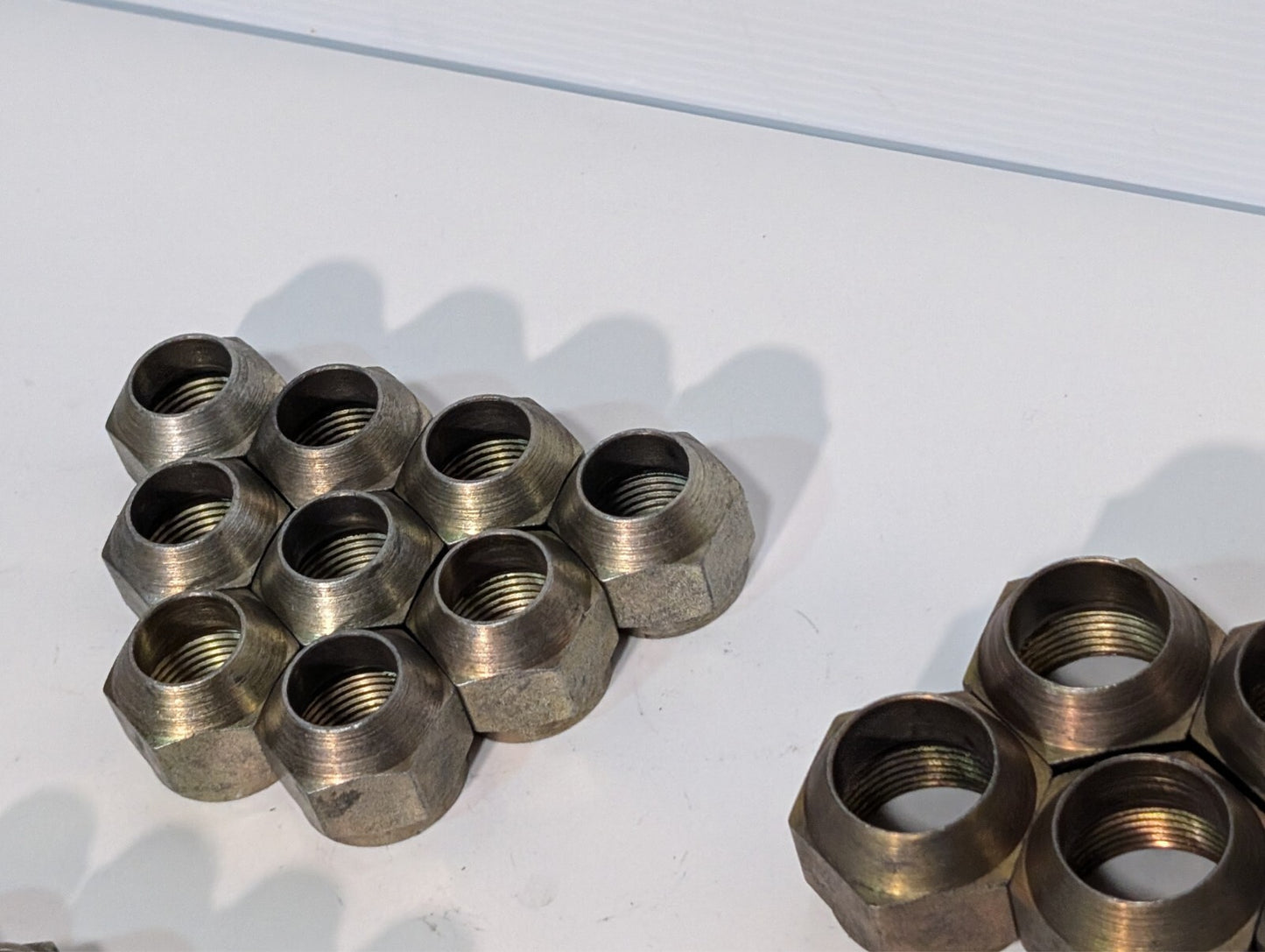 144 Assorted Adapters + Fittings, Hex Nut Lug Nut Bushing Pipe Threader