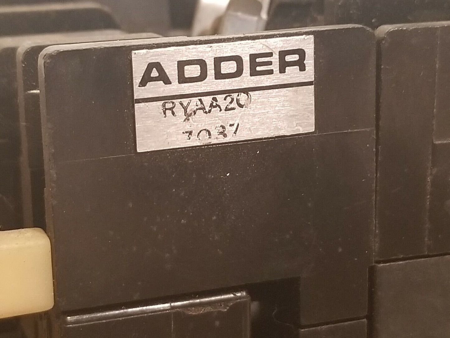 Adder Micro Switch RYCA40 MDL B 600VAC 10A NEMA A600 RYAA20