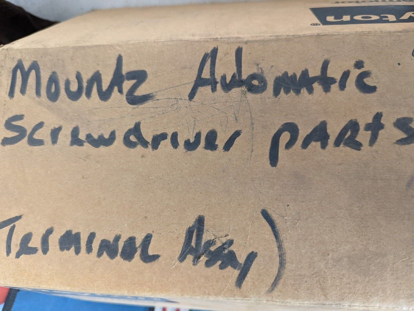 Large lot of parts for Mountz automatic screwdriver