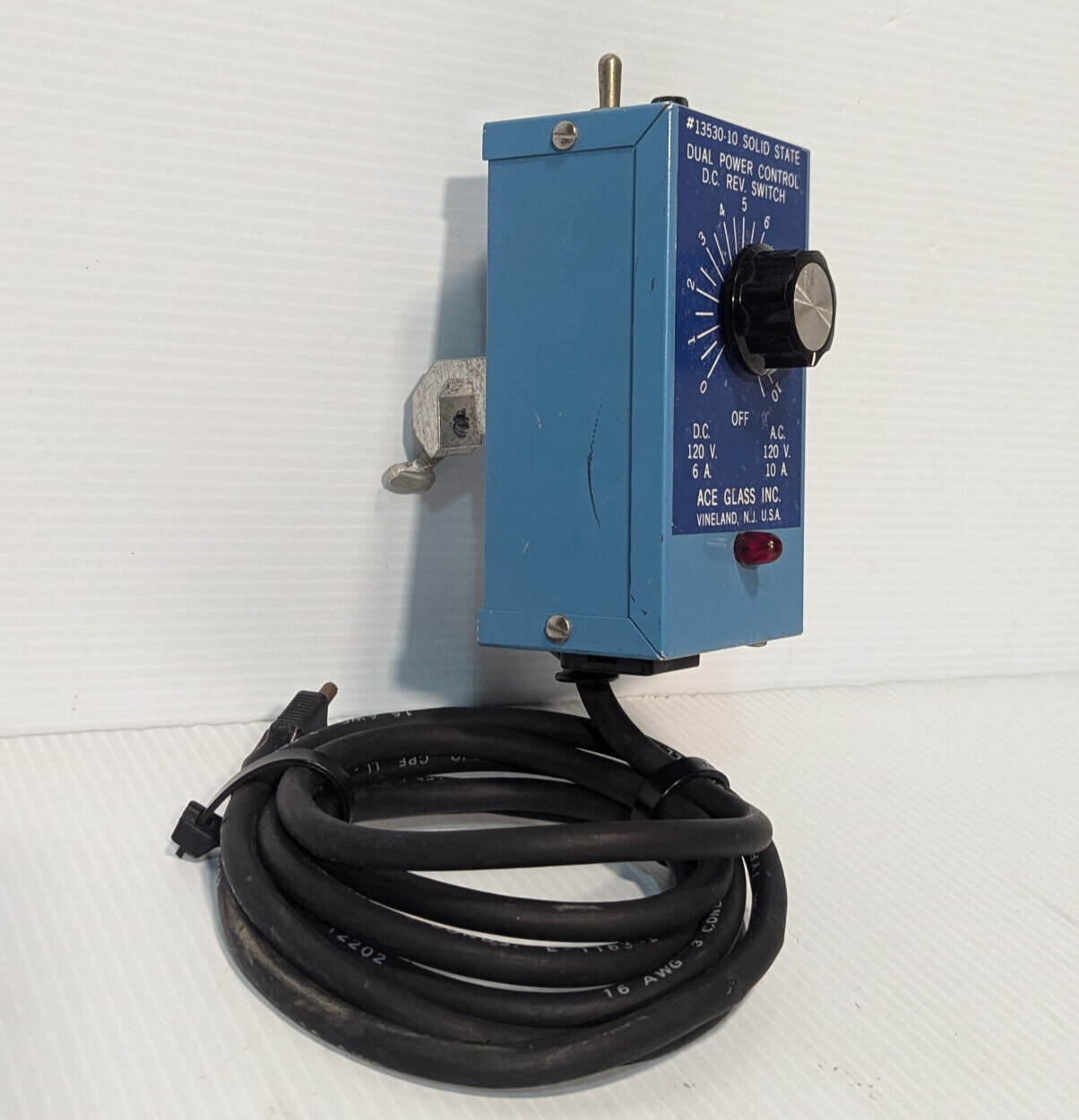 Ace Glass 13530-10 Solid State Dual Power Control D.C. Rev. Switch - Made in USA