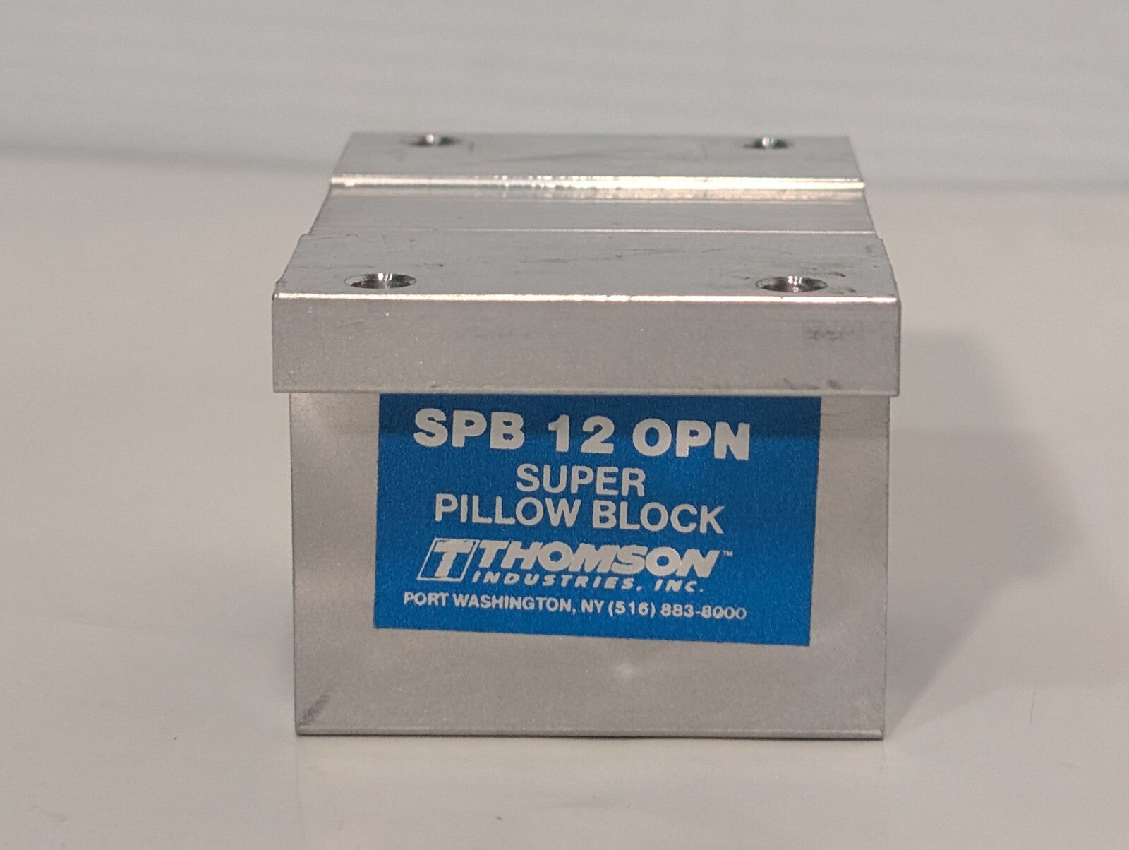 Thomson SPB 12 OPN Linear Pillow Block Bearing: Self-Aligning, Open Housing