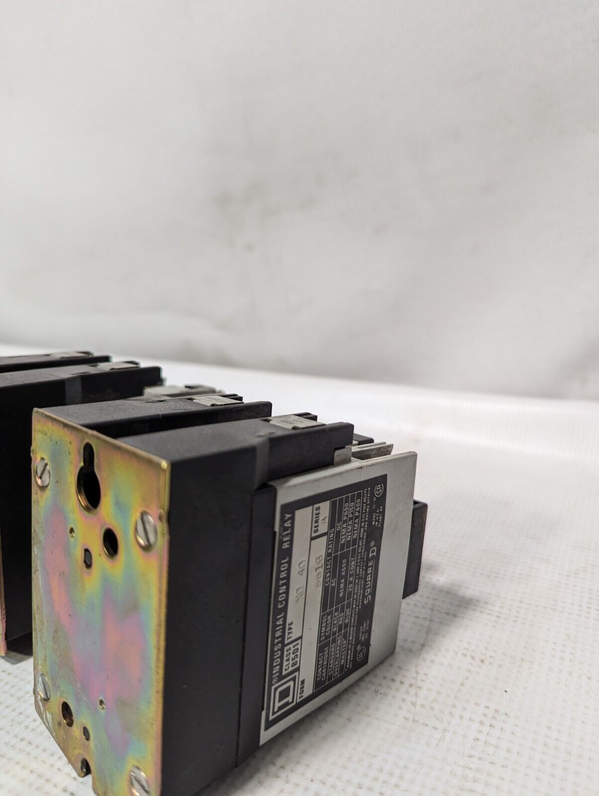 Square D 8501-XO Type X Relay Series A, 12-Pole Total