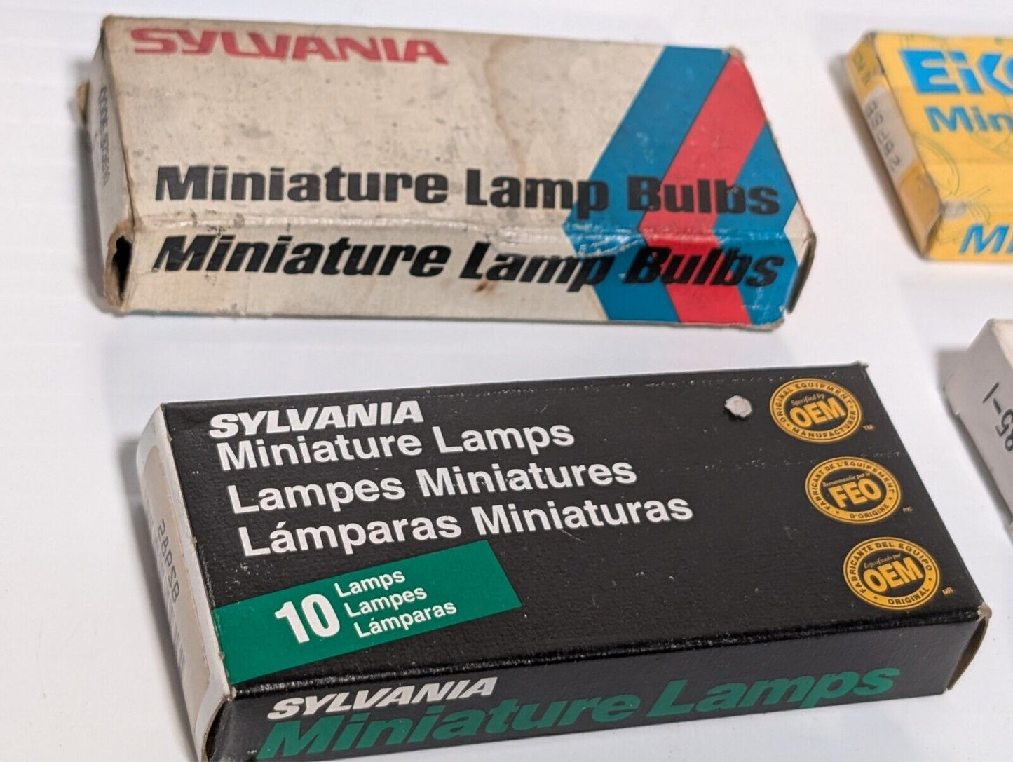 41 Packs of Miniature Light Bulbs Sylvania GE EiKO Chicago Assorted