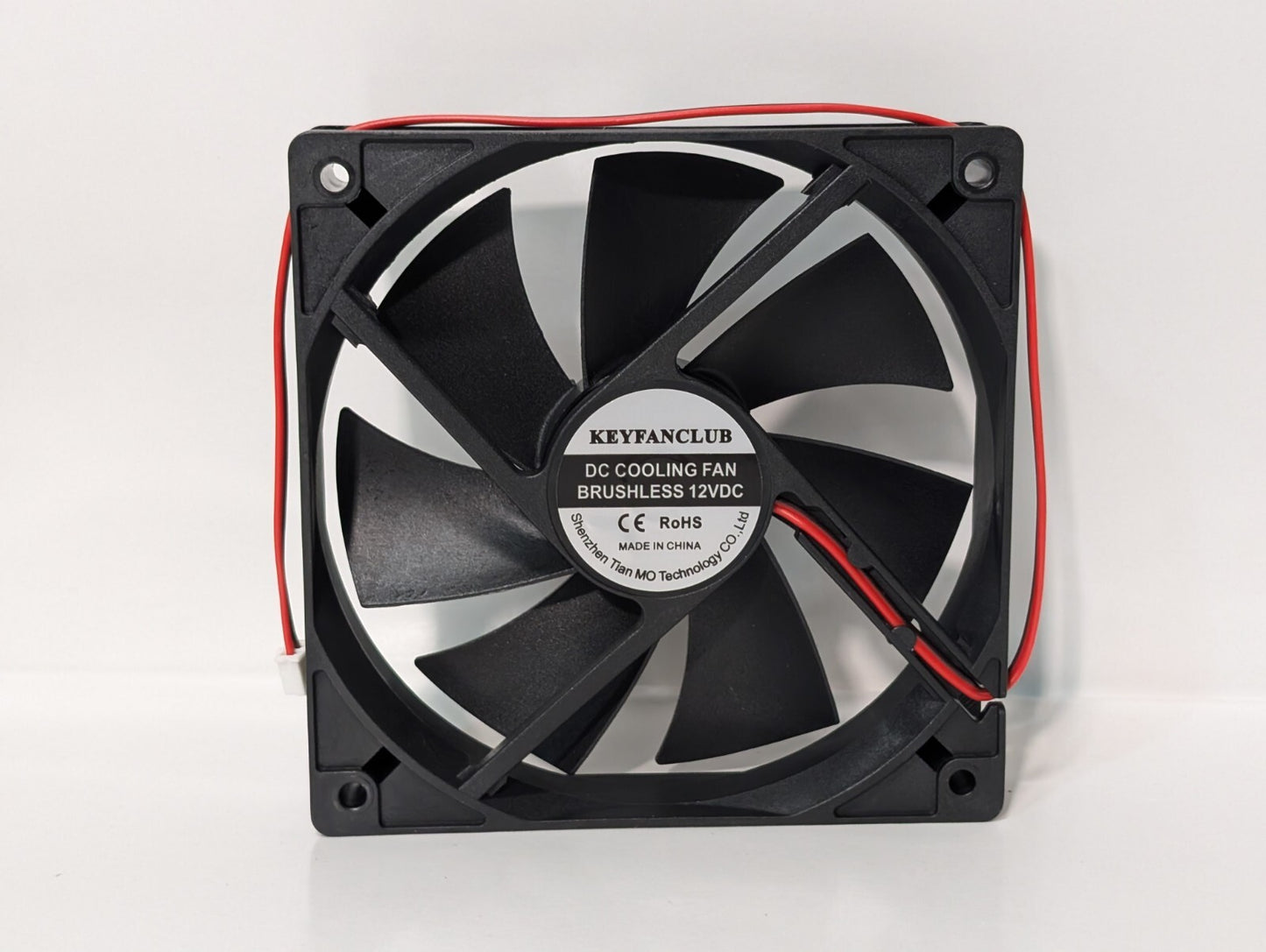 4) KEYFANCLUB 120mm PWM Fan 12v 4-PIN PC Computer Case Cooling Fan Dual 1500RPM