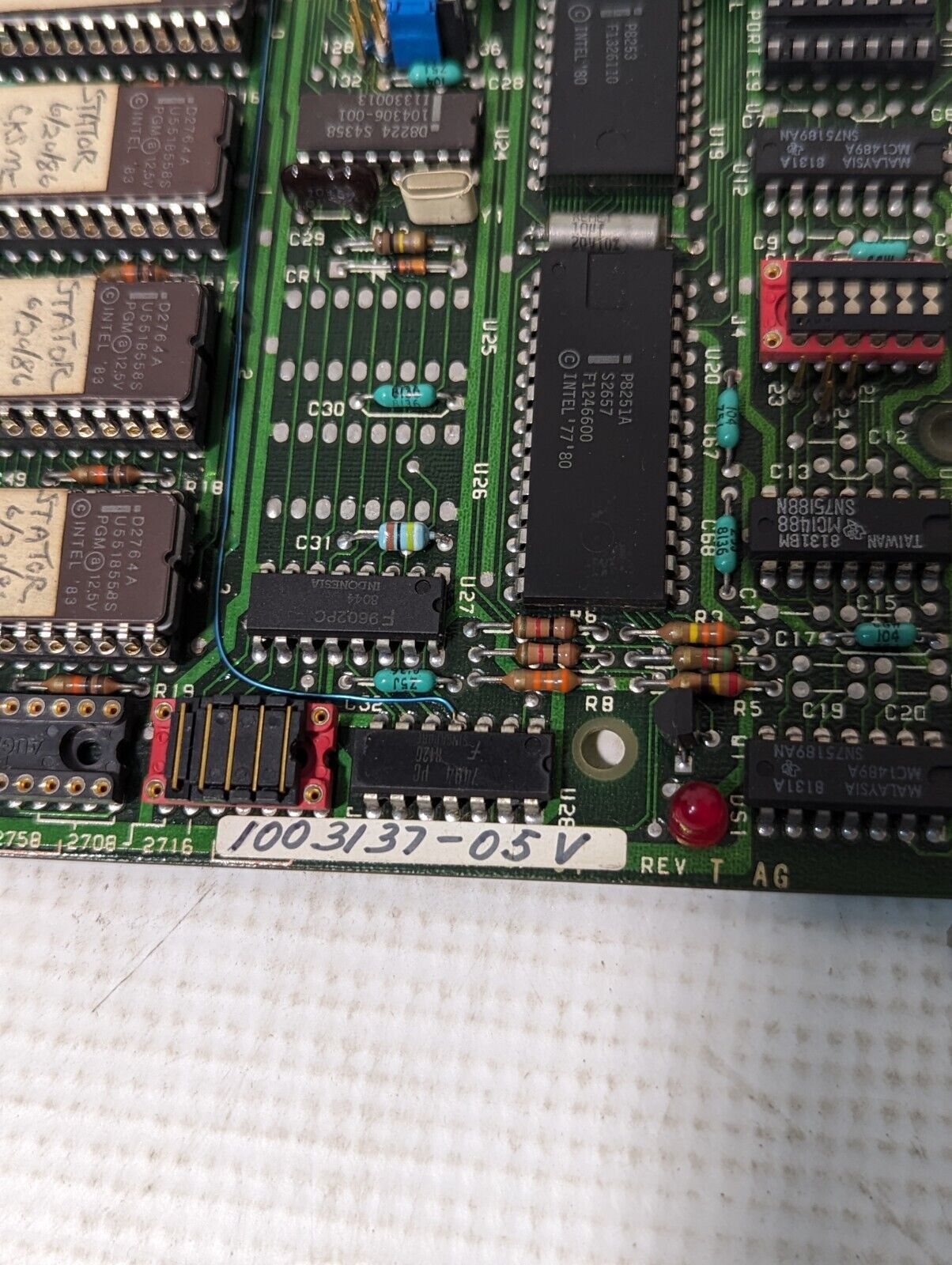 Intel PWA 1003071-02 circuit board, iSBC 80/24 Multimodule Connector