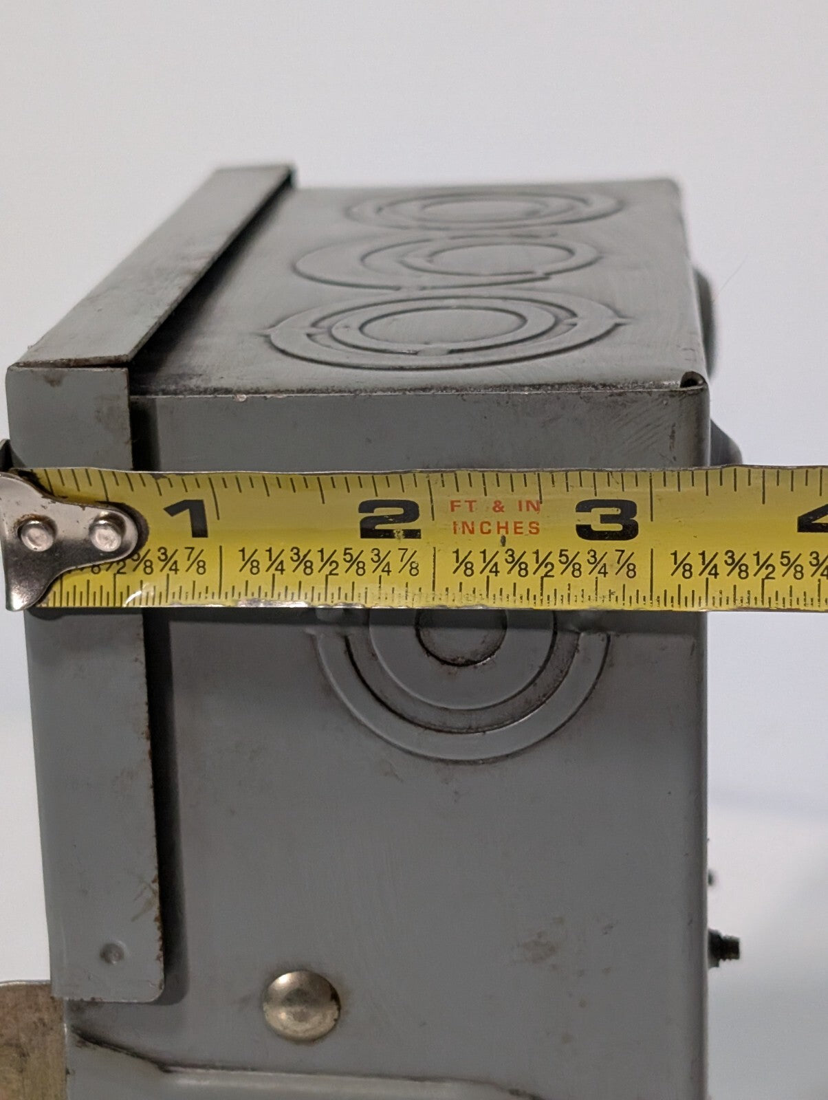 Square D DU321 Safety Switch: Non-Fusible, 30a, 240vac, 3Ph, Galvanized Steel