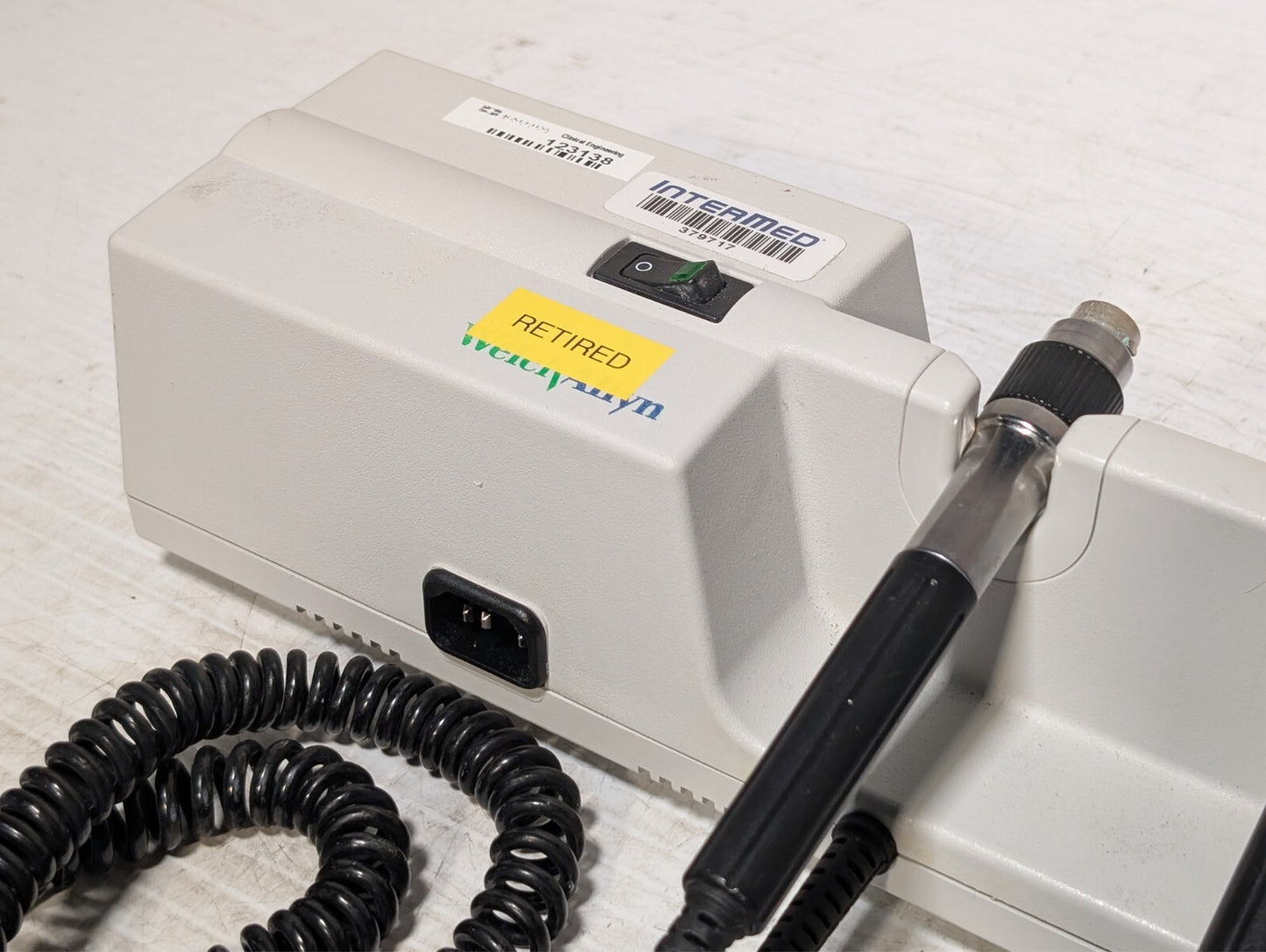 Welch Allyn 767 Series Transformer with 2 Otoscopes, No Heads (Sticker: Retired)