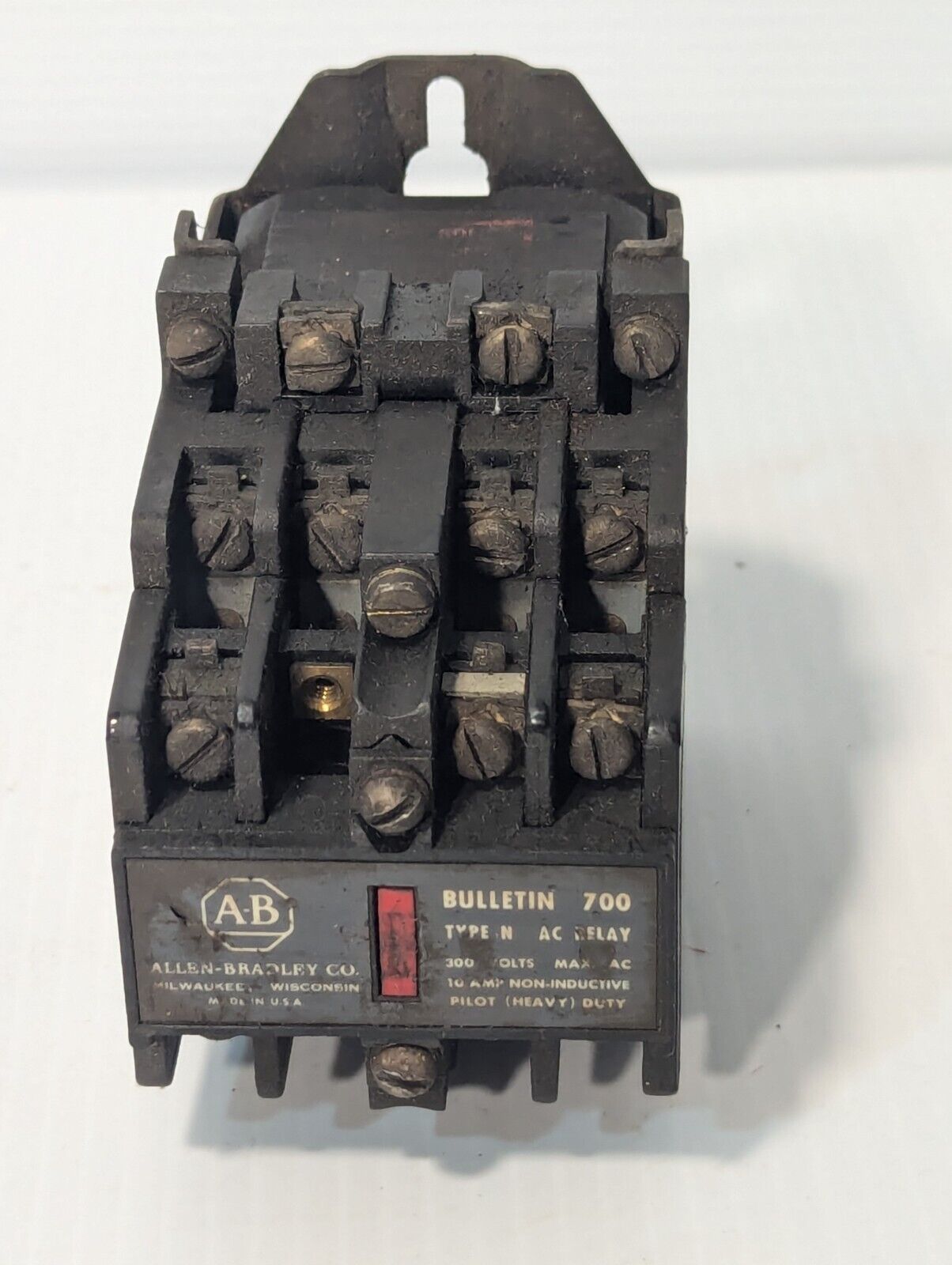 Allen Bradley 700-N400A1 AC Relay, 110\120v, 4 Pole, NEMA A300 - Free Shipping