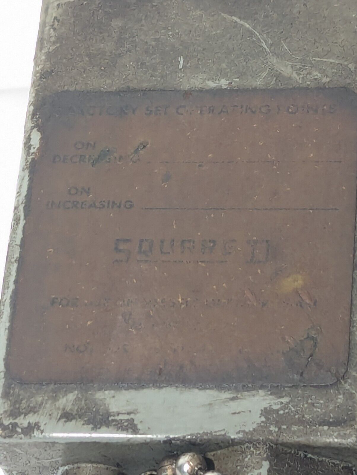 Square D 9012 Pressure Switch - Free Shipping