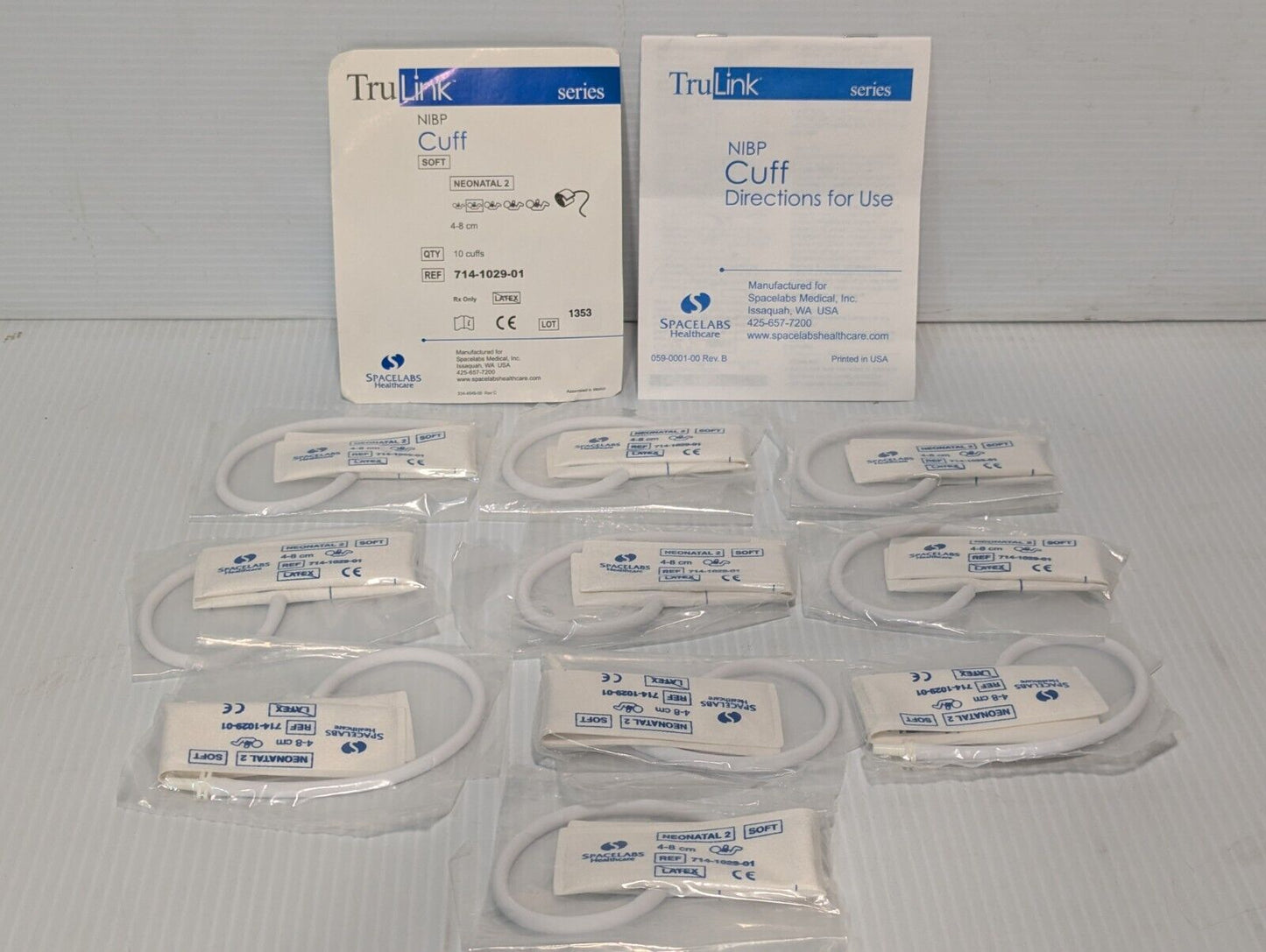 Spacelabs 714-1029-01 Soft Disposable Neonatal Cuff, Pack of 10 - Free Shipping