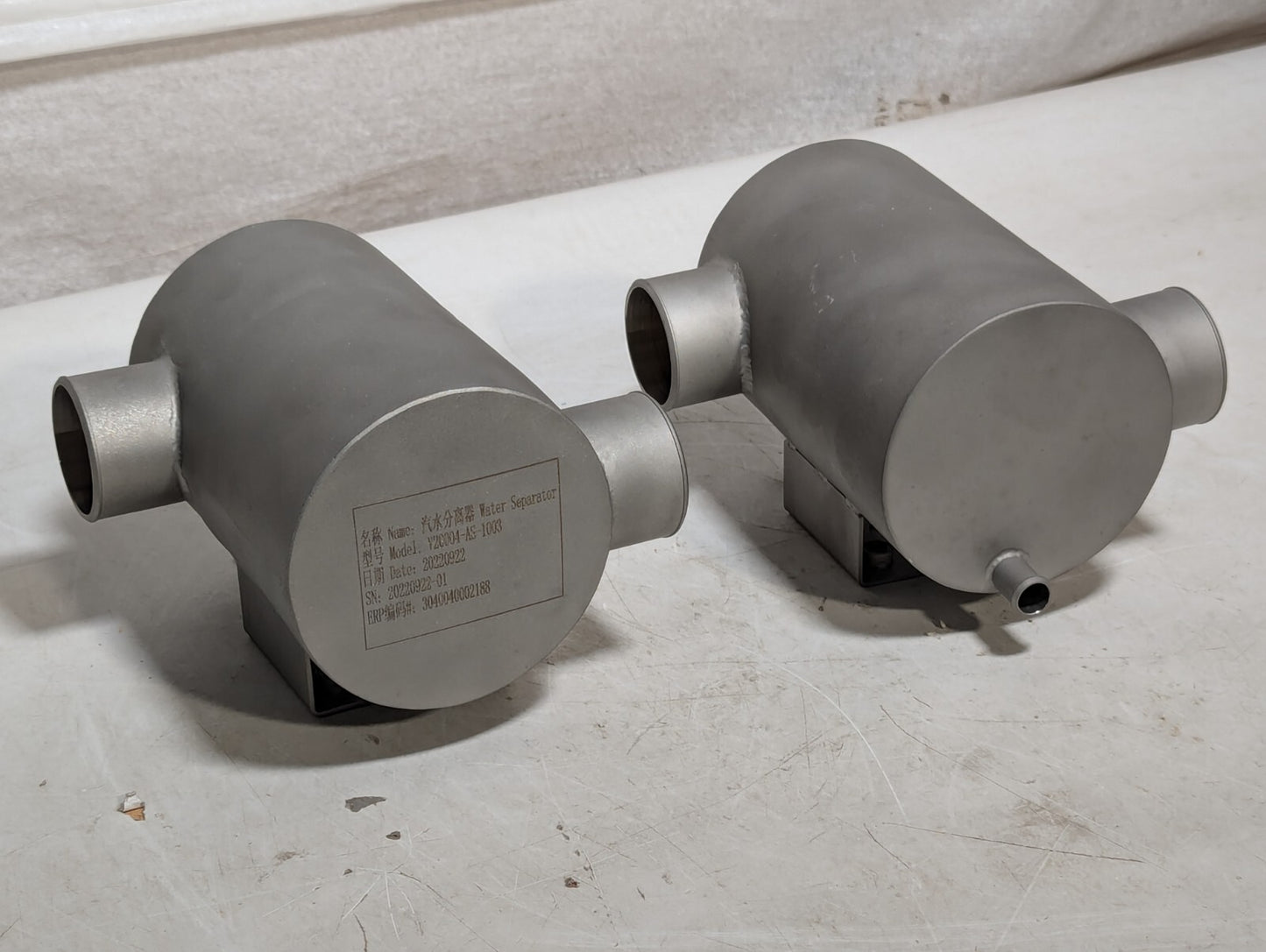 V20004-AS-1003 Water Separator Muffler for Hydrogen Vehicle