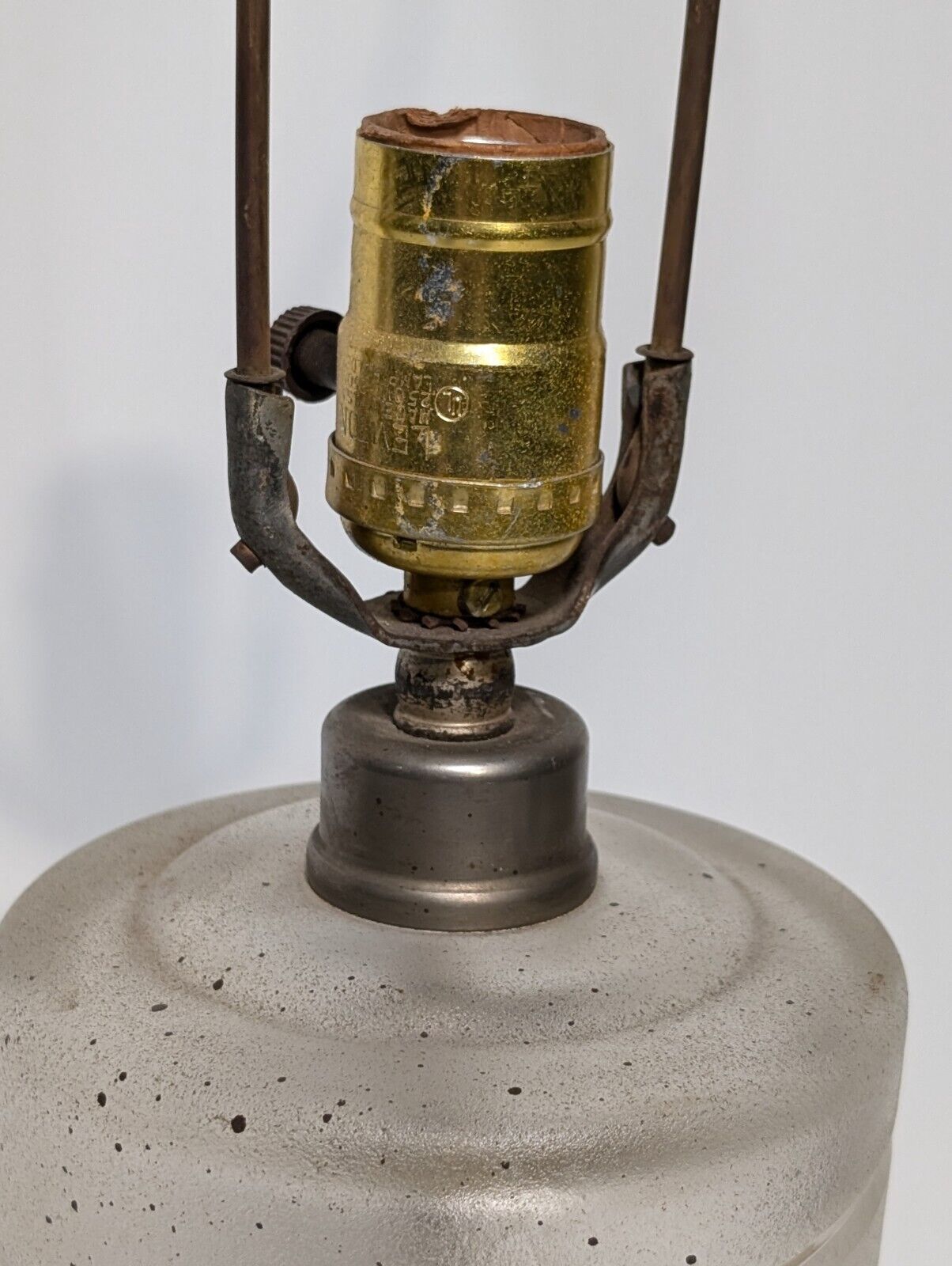 Table Lamp, 22" Tall x 4.5" Diameter at Widest Point - Does Not Include a Shade