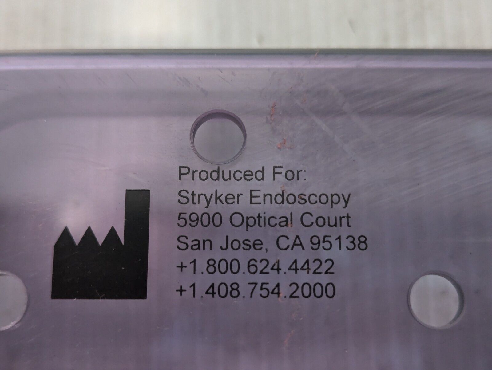 Stryker 250-015-500 Laparoscopic Instruments Sterilization Tray - Free Shipping