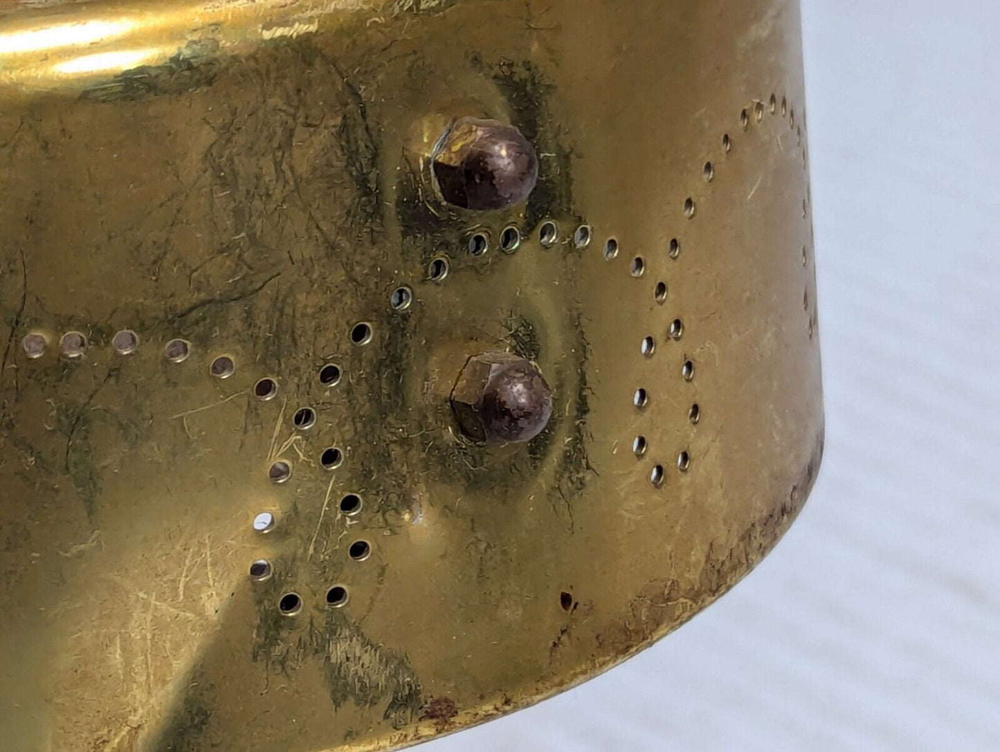 Vtg Art Deco light fixture, brass plated, missing cover, as shown -Free Shipping