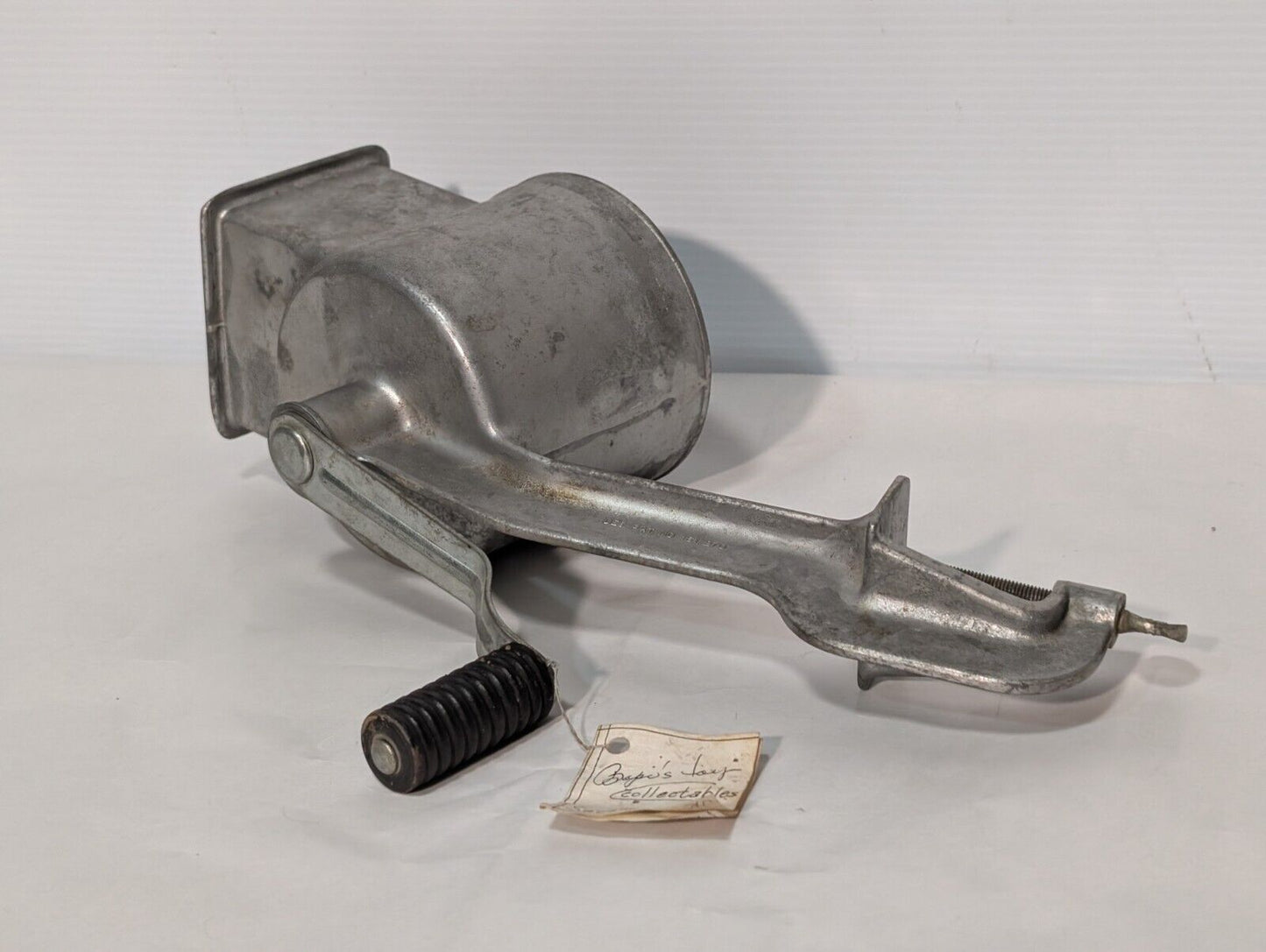 Vintage Kitchen Craft Aluminum Manual Hand Crank Food Processor
