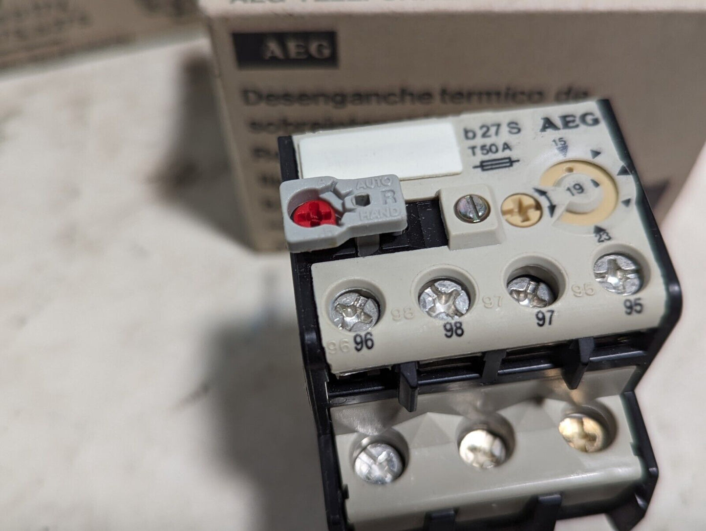 AEG b27S thermal overload relay, 910-341-958-00