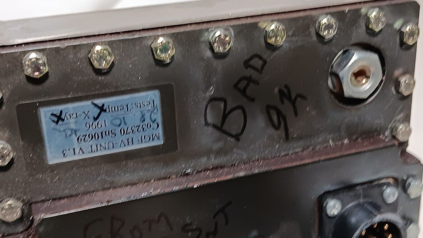 GE Healthcare MGHV-200 32370 MGF High-Voltage Unit, X-Ray, E01, E02 errors