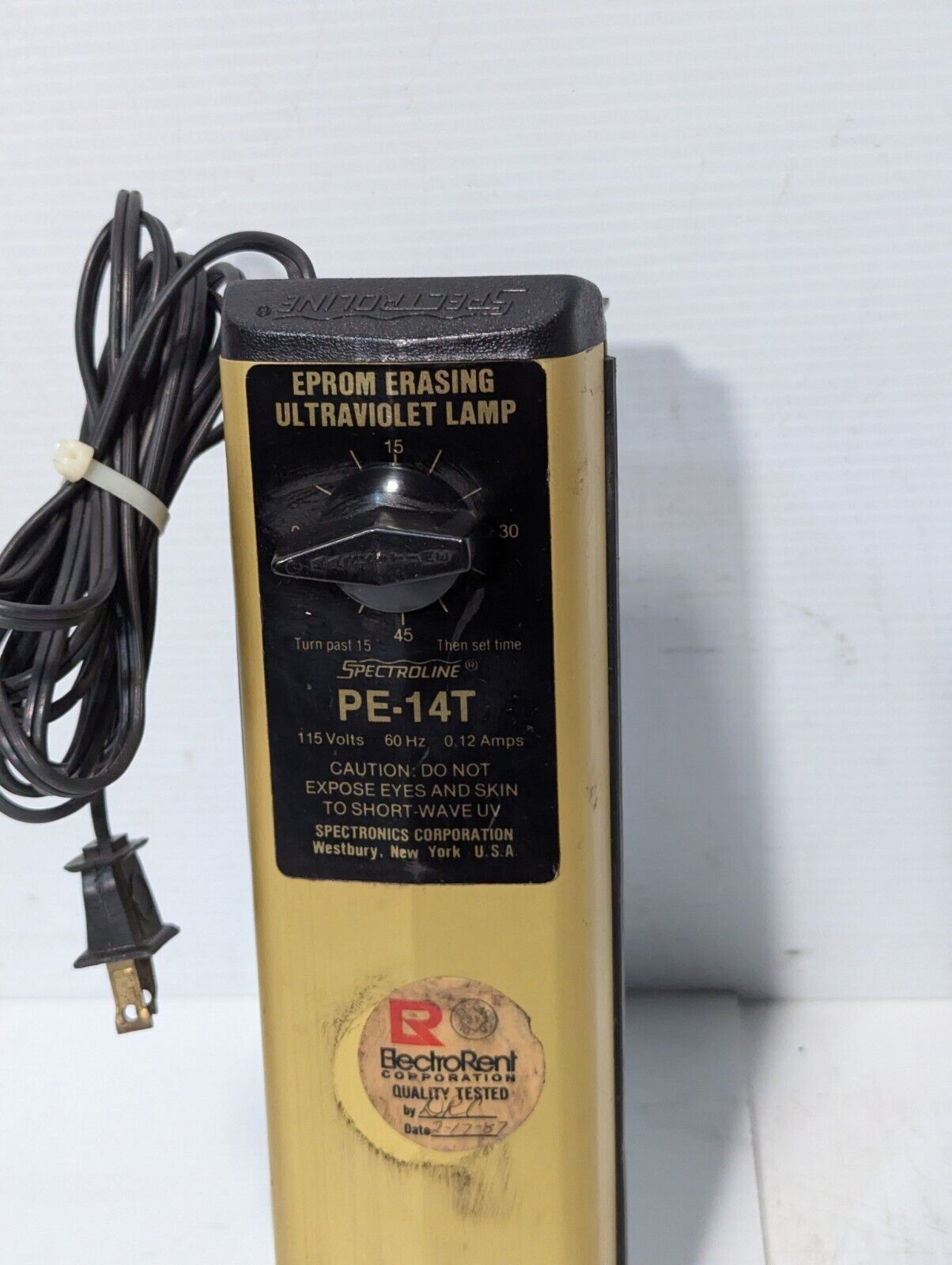 Spectroline PE-14T Eprom Erasing Ultraviolet Lamp - Free Shipping+Returns