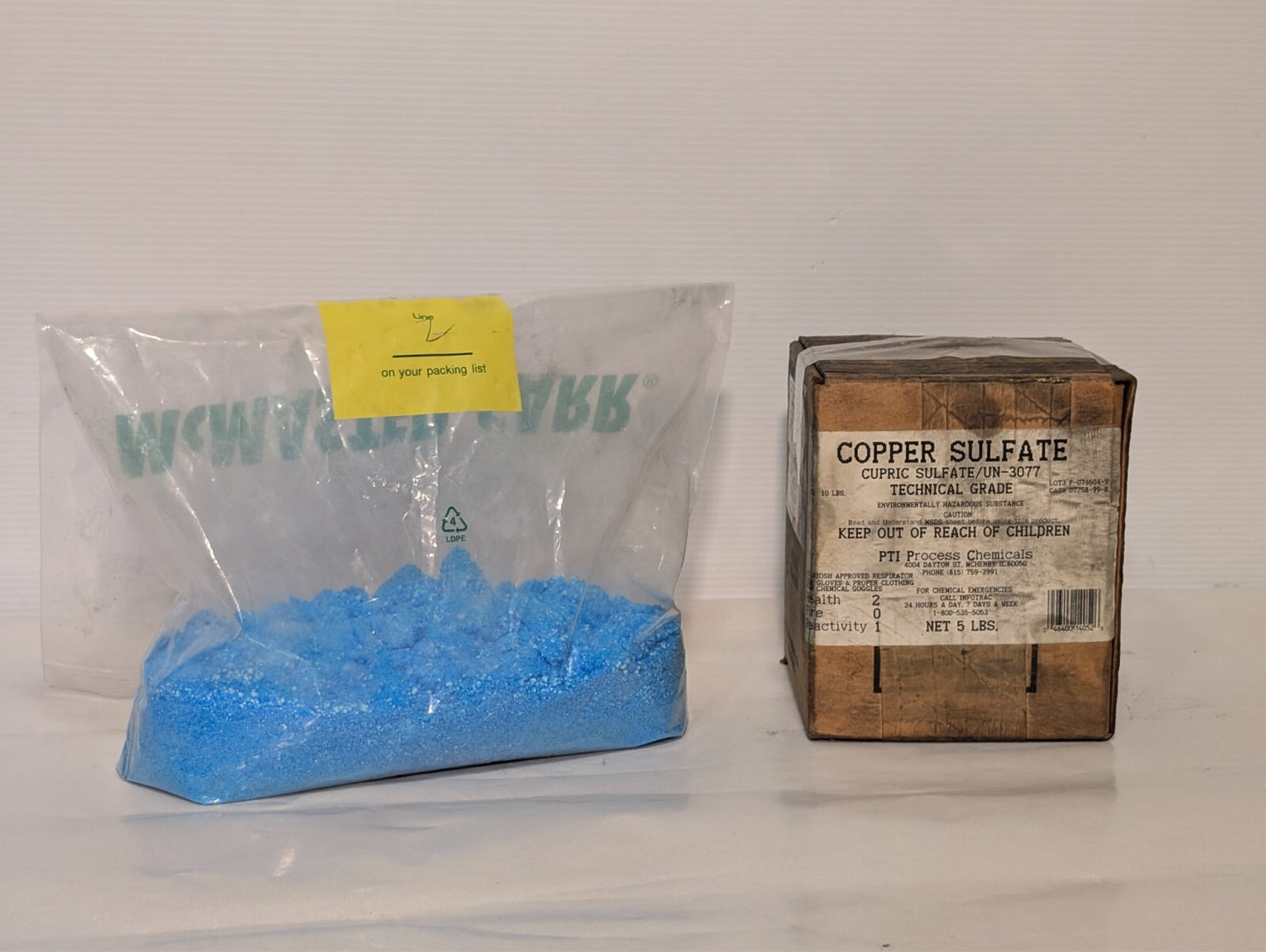 5 Lbs Bag of Copper Sulfate UN-3077