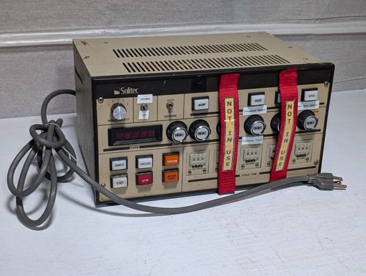 Solitec 5110-C/TRIDAK Photoresist Spinner control module as shown, wafer process