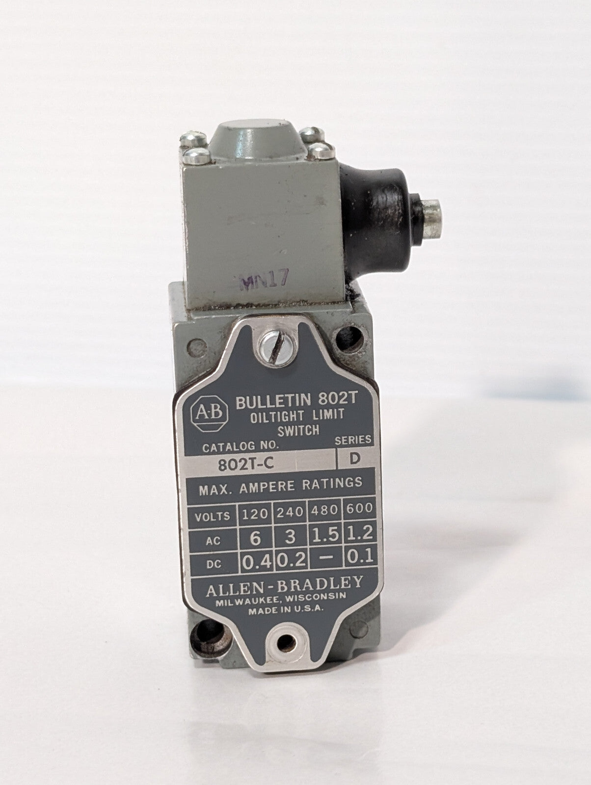 Allen Bradley 802T-C Series D Oil Tight Limit Switch for Bulletin 802T, Z-13956
