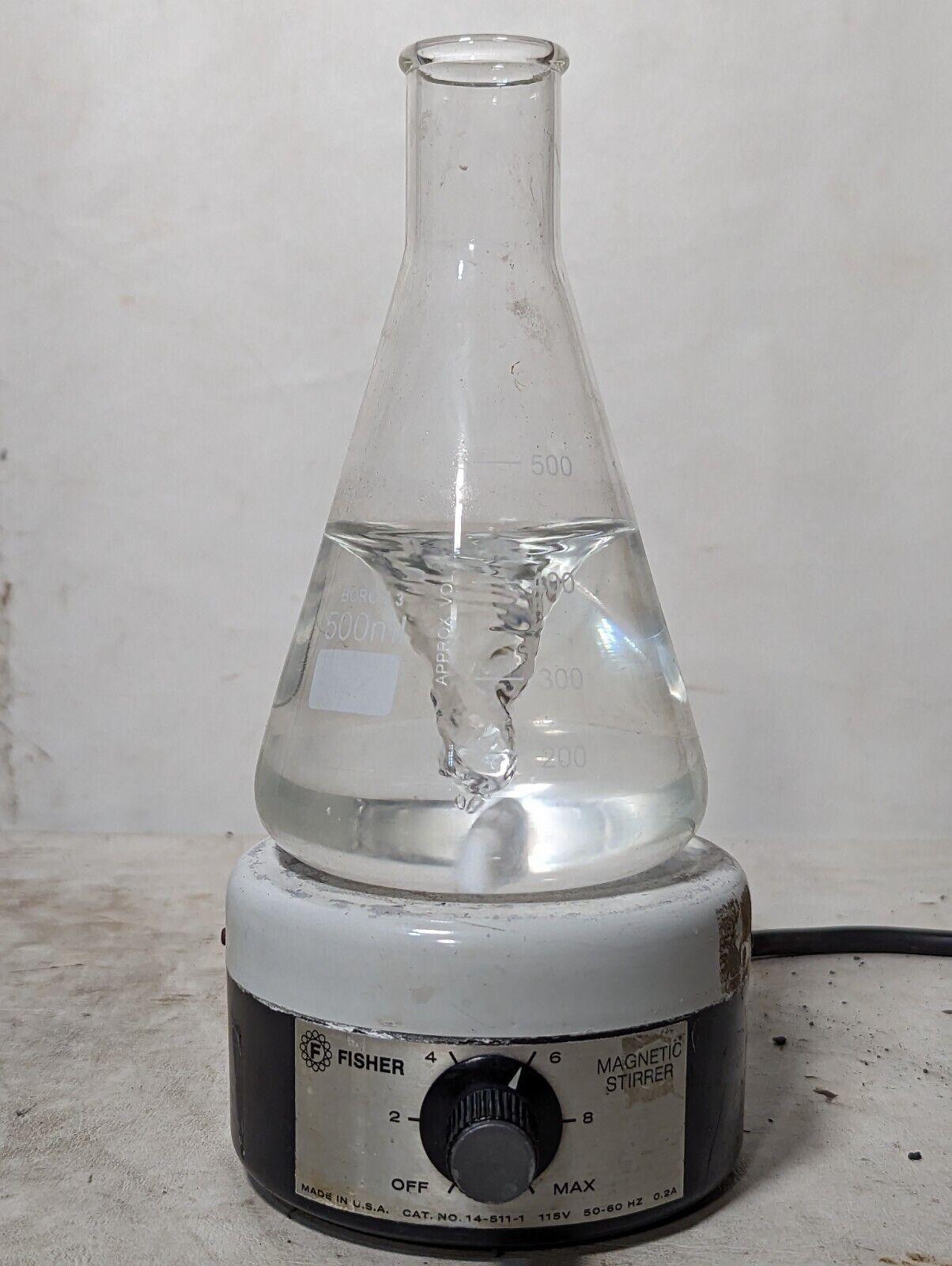 Fisher magnetic stirrer, issue 54, 144, or 244, 115VAC, 14-511-1, 0.2A, 50-60Hz
