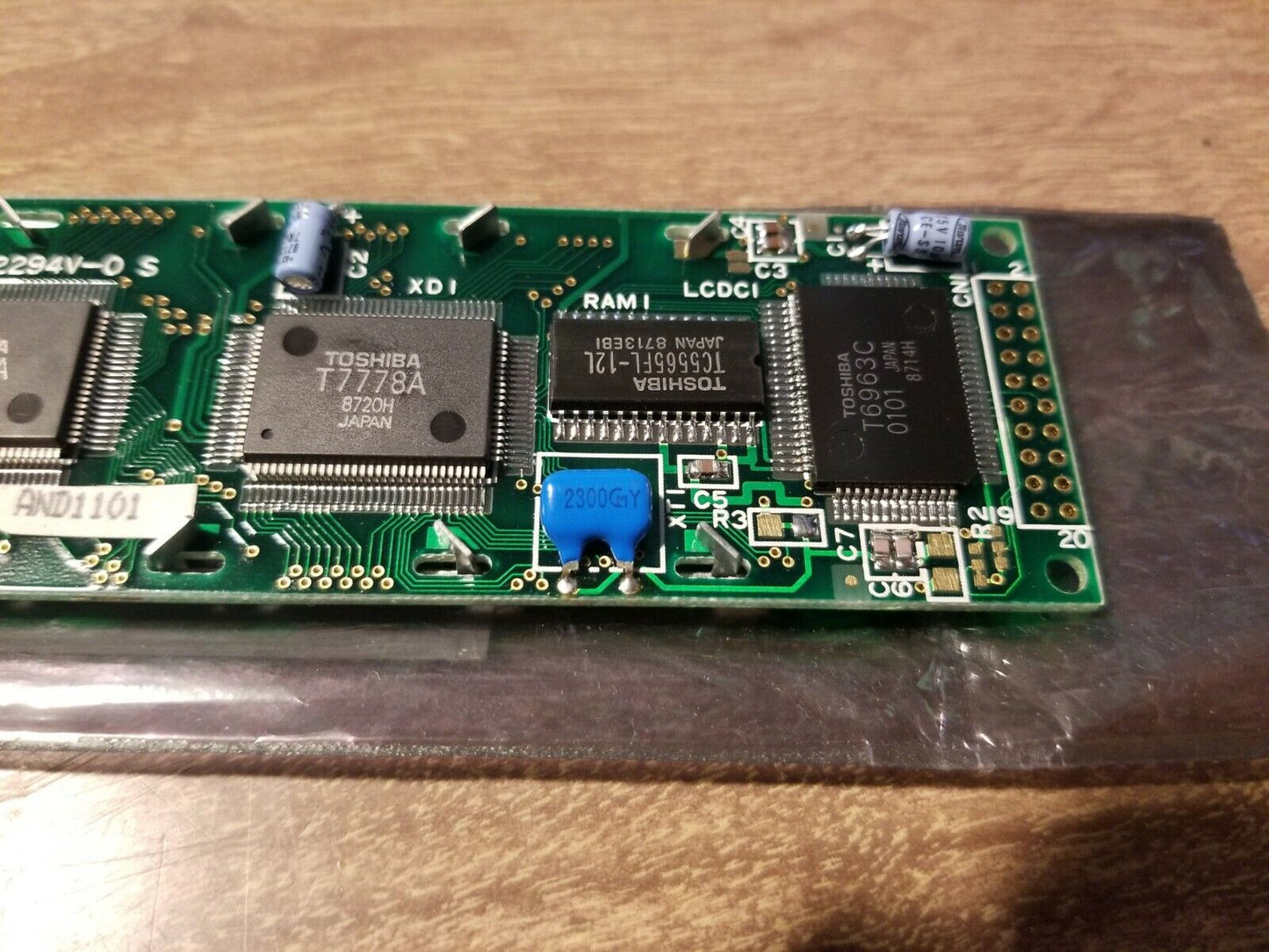 Toshiba TLC-1101, ZQ8110-161, GEB-2294V-0 S LCD display