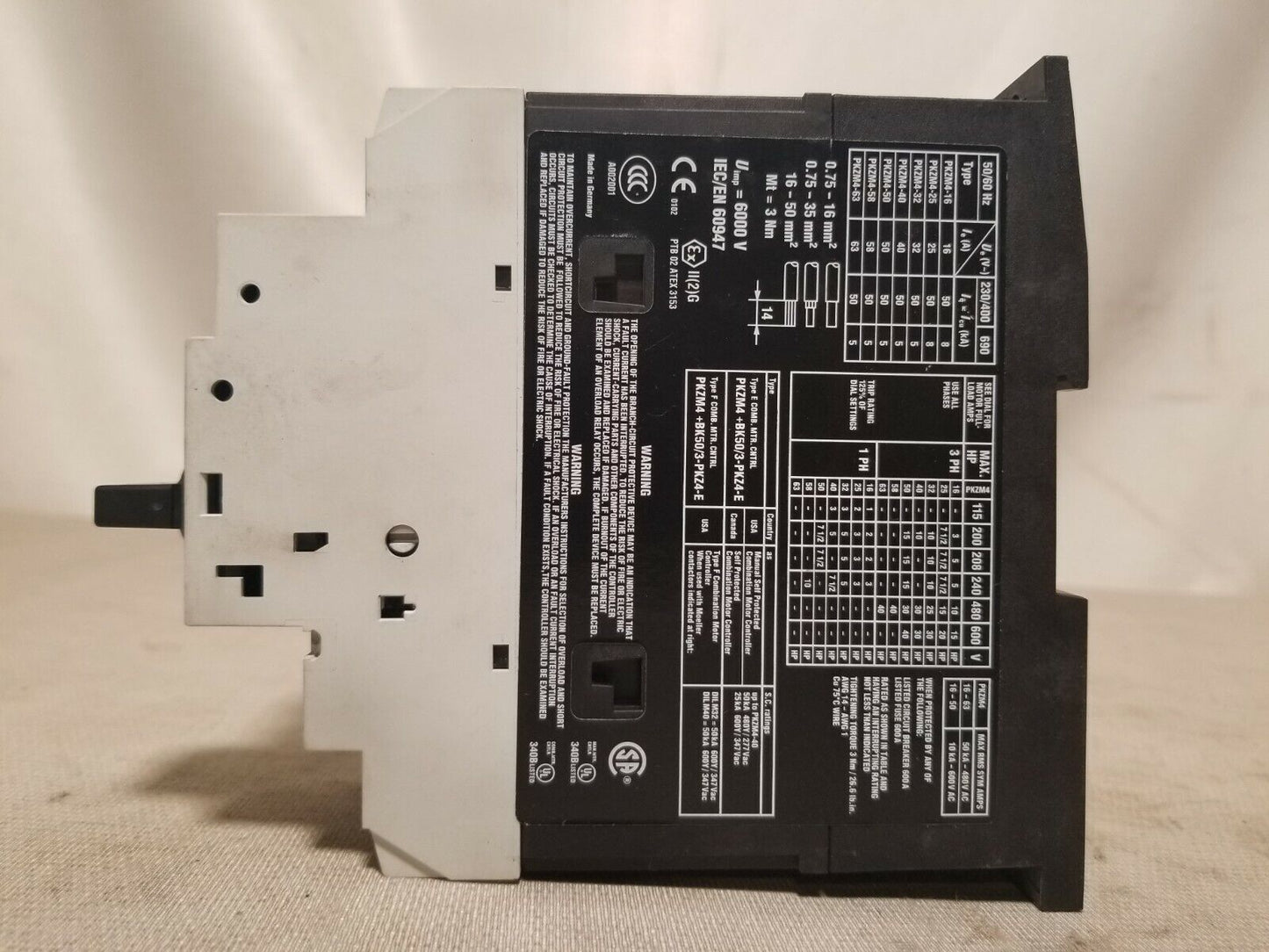 Moeller PKZM4-32 manual motor protector