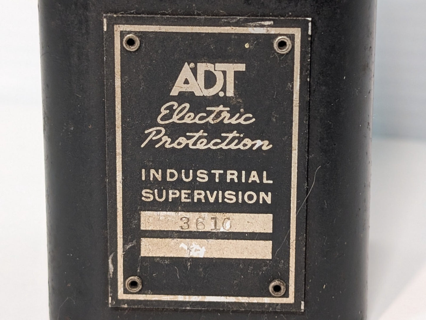 Vintage ADT Electric Protection Industrial Supervision 3610 Component