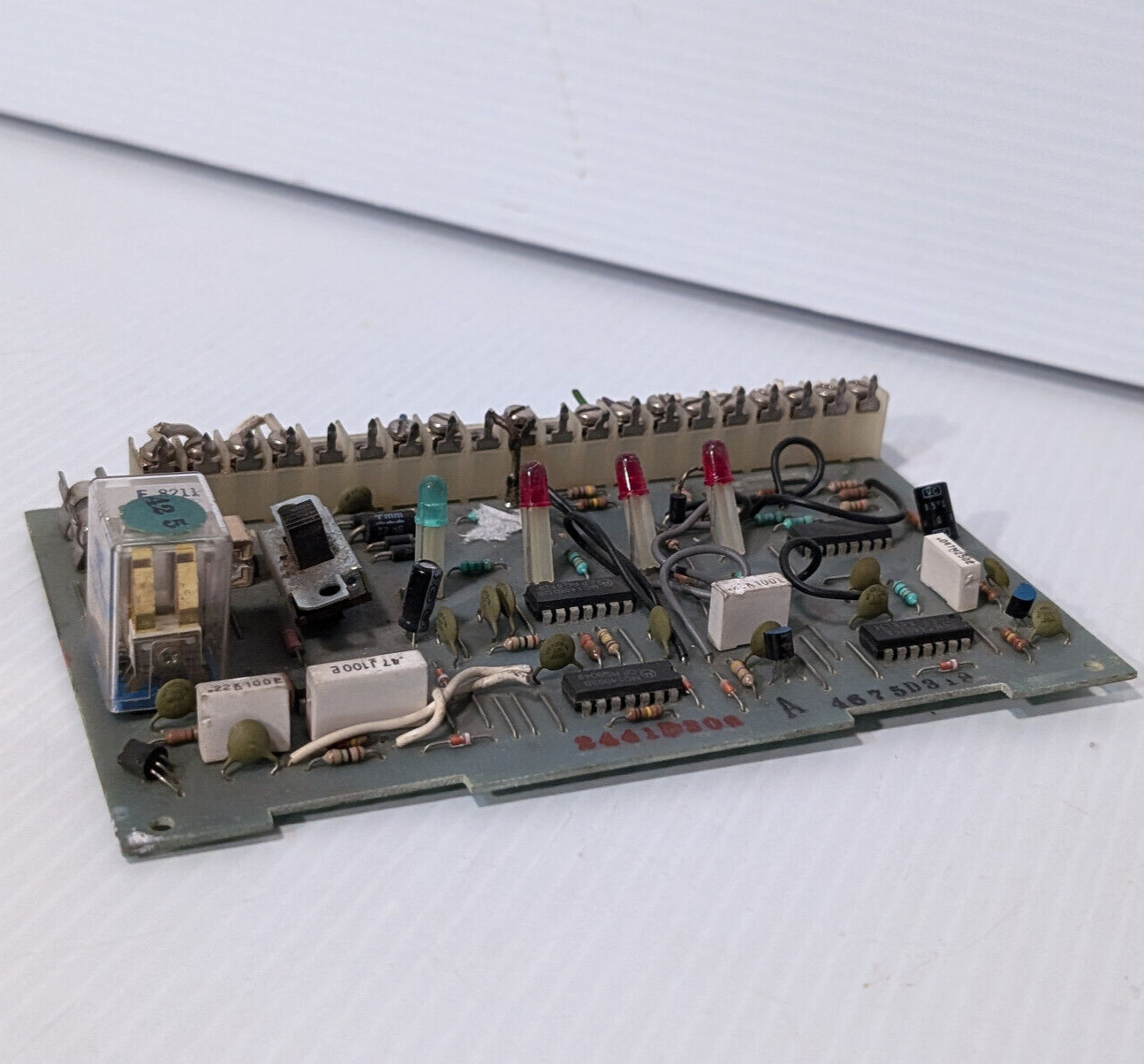 Ademco P3762 Control Panel Board, 47M250P, Colber, 4675D319, MC14025B, CPKK8134